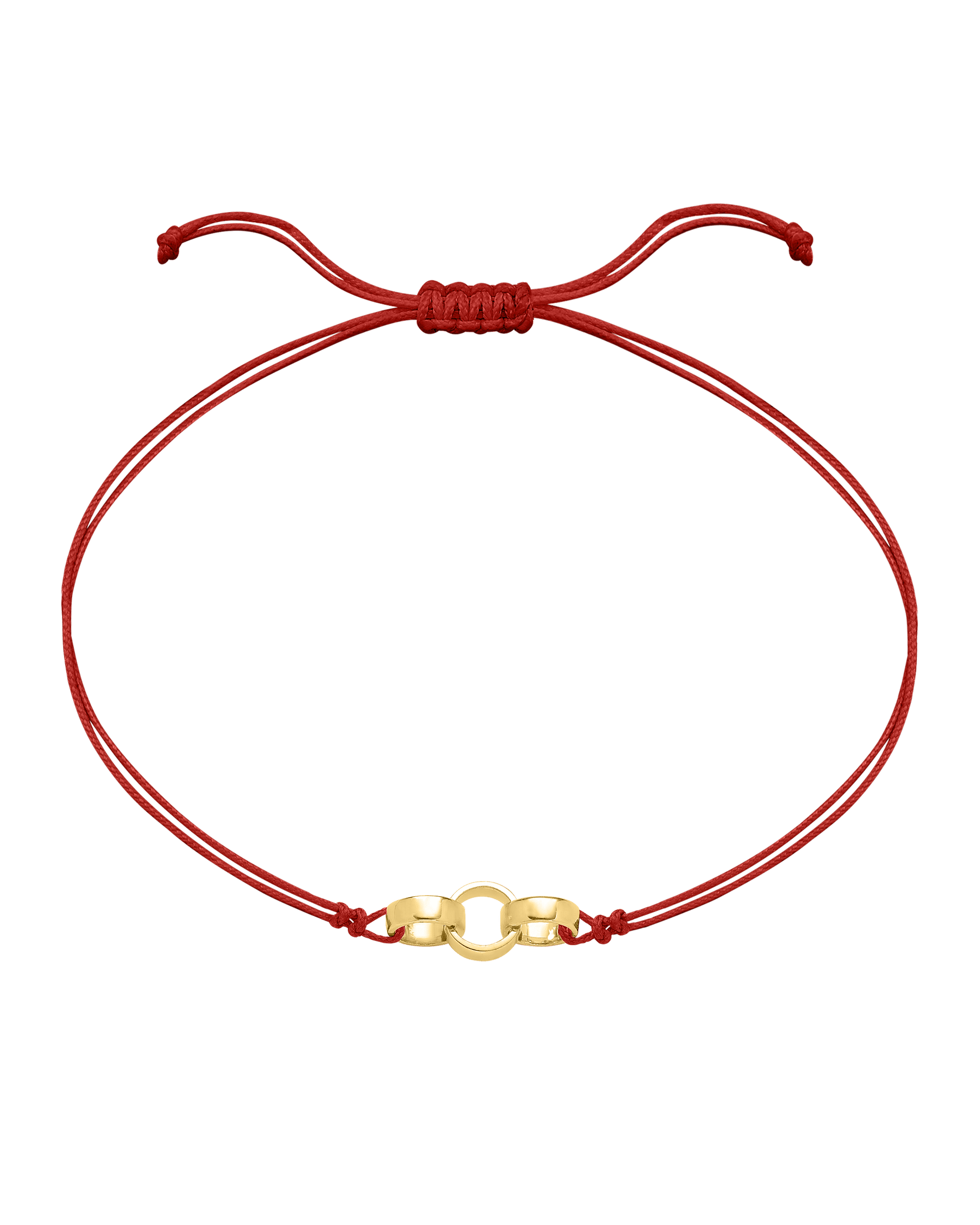 Engravable Links of Love - 18K Gold Vermeil Bracelets magal-dev 3 Red