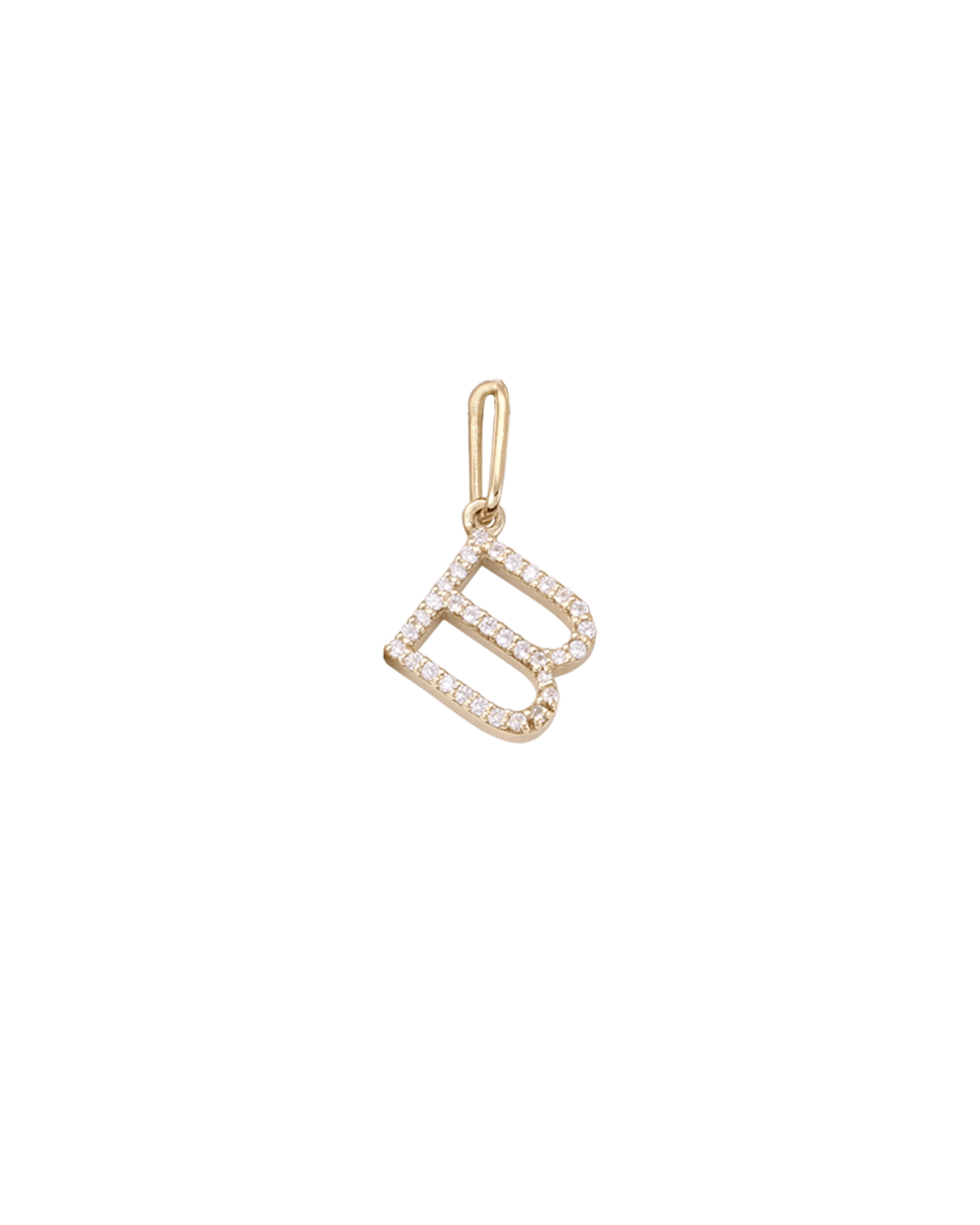 Frosted Charm - 14K Yellow Gold Charm magal-dev