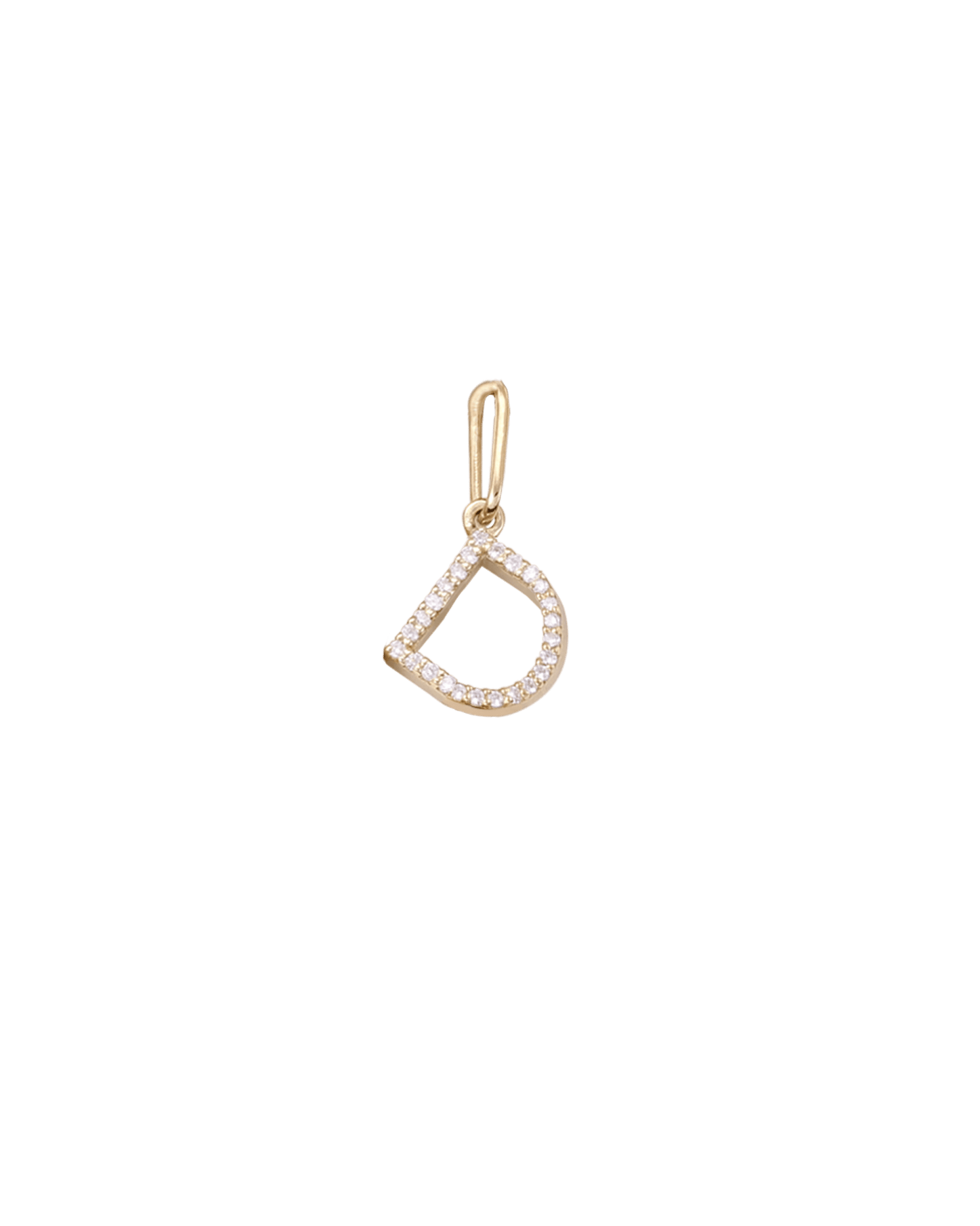 Frosted Charm - 14K Yellow Gold Charm magal-dev