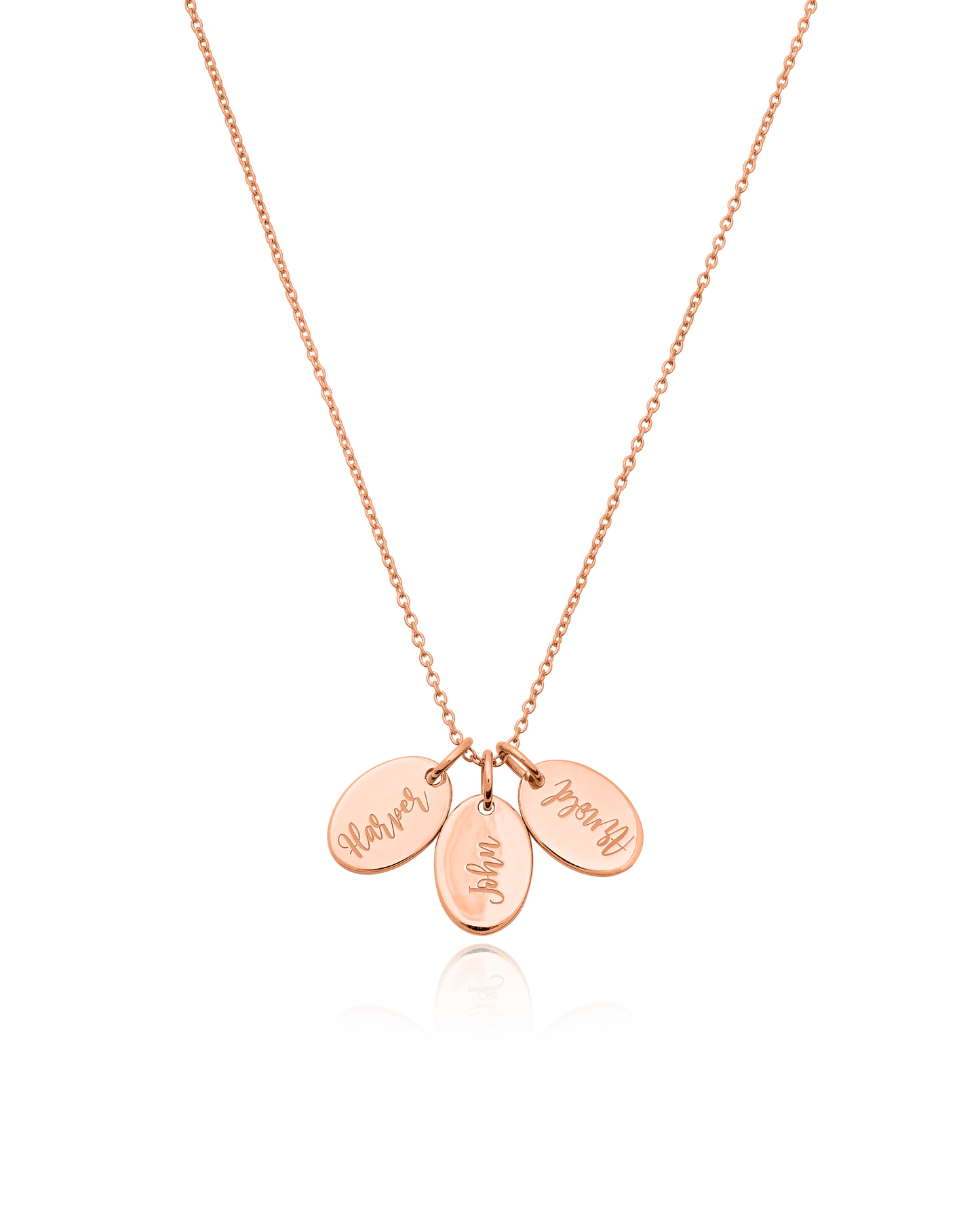 Flower Necklace - 18K Rose Vermeil Necklaces magal-dev