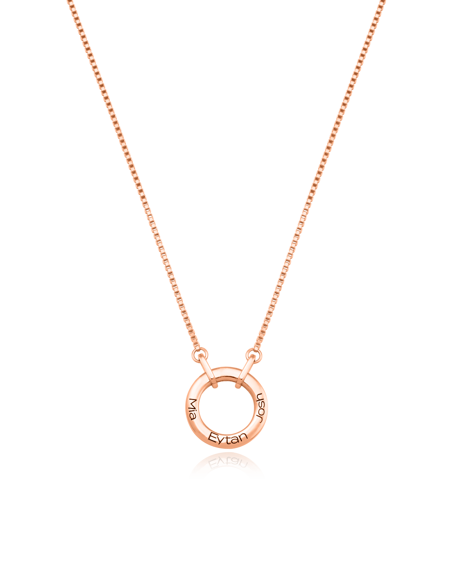 Family Circle Necklace - 18K Gold Vermeil Necklaces magal-dev
