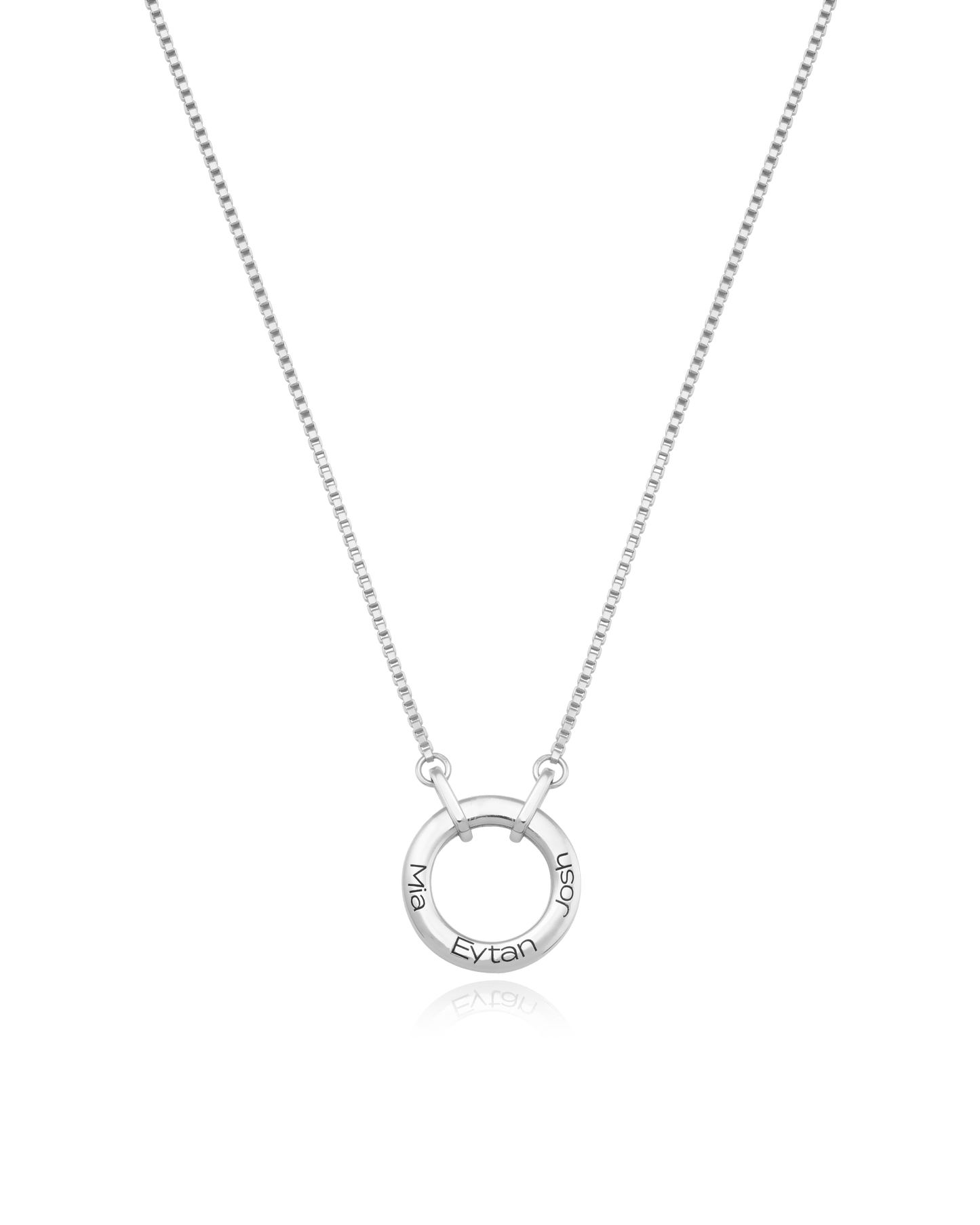 Family Circle Necklace - 18K Rose Vermeil Necklaces magal-dev