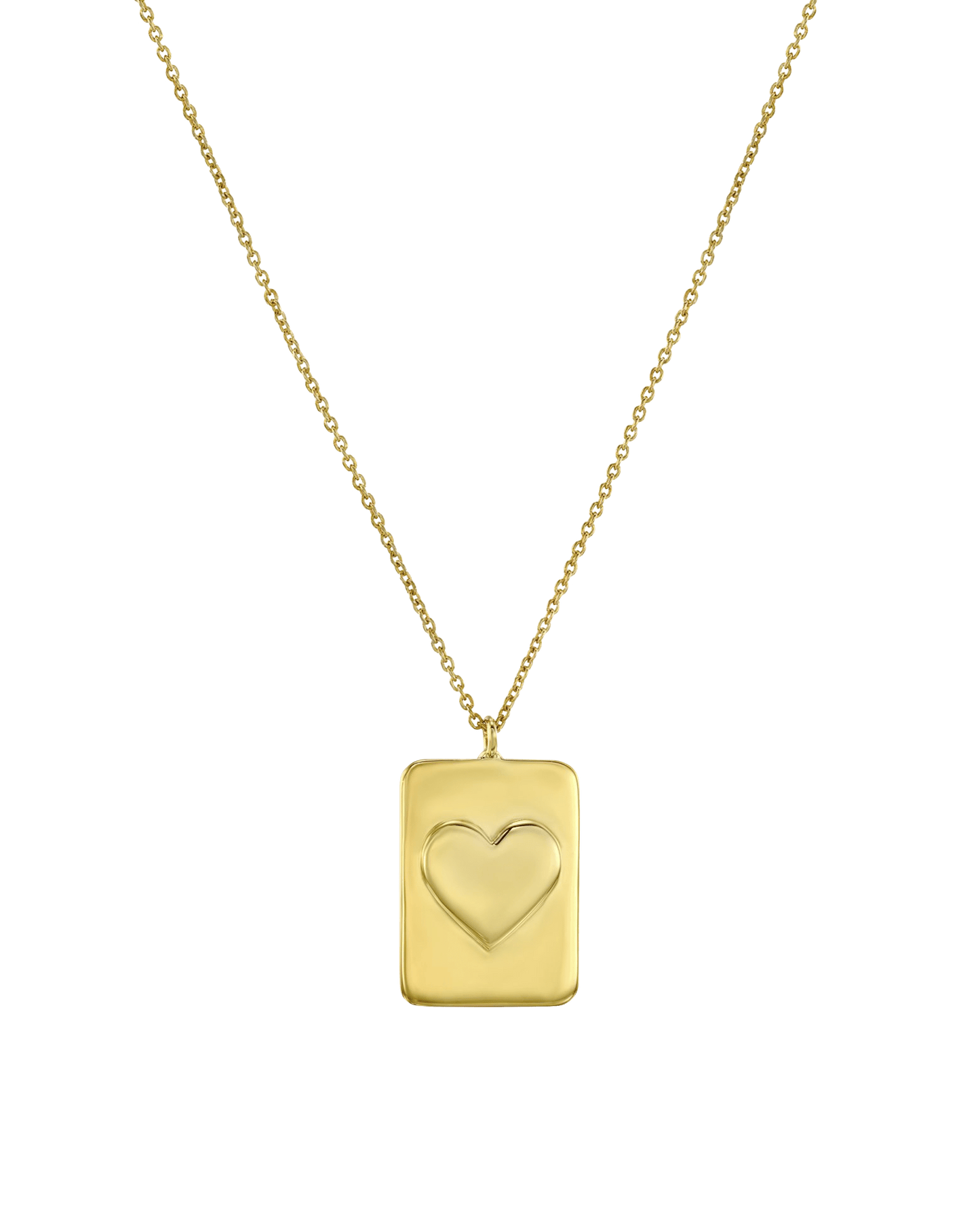 Heart Dogtag Necklace- 925 Sterling Silver Necklaces magal-dev
