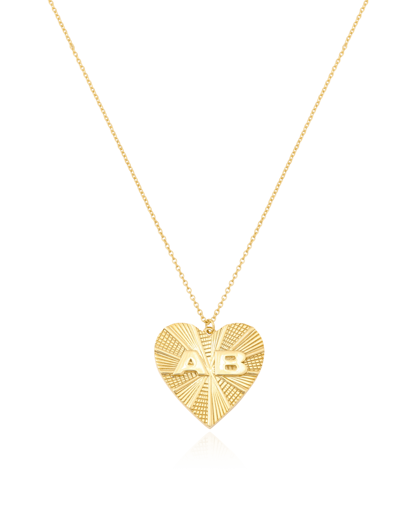 Heart Medallion - 18K Gold Vermeil Necklaces magal-dev