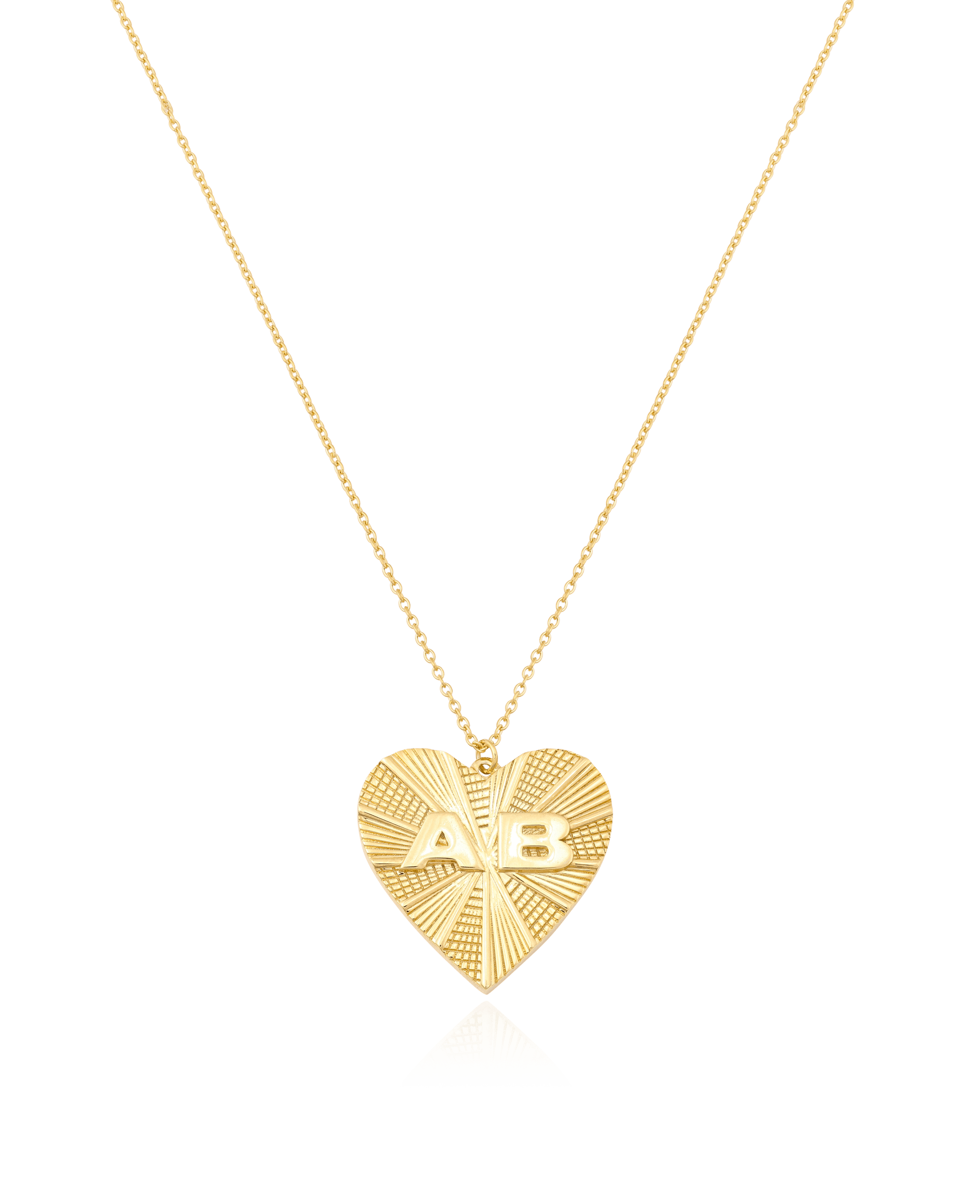 Heart Medallion - 18K Gold Vermeil Necklaces magal-dev