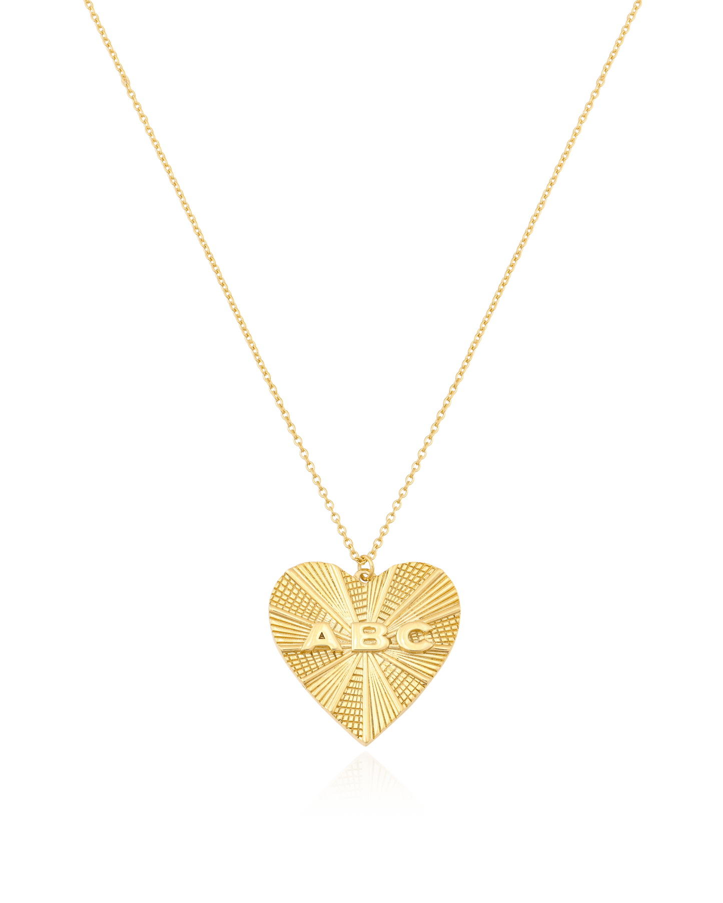 Heart Medallion - 18K Gold Vermeil Necklaces magal-dev