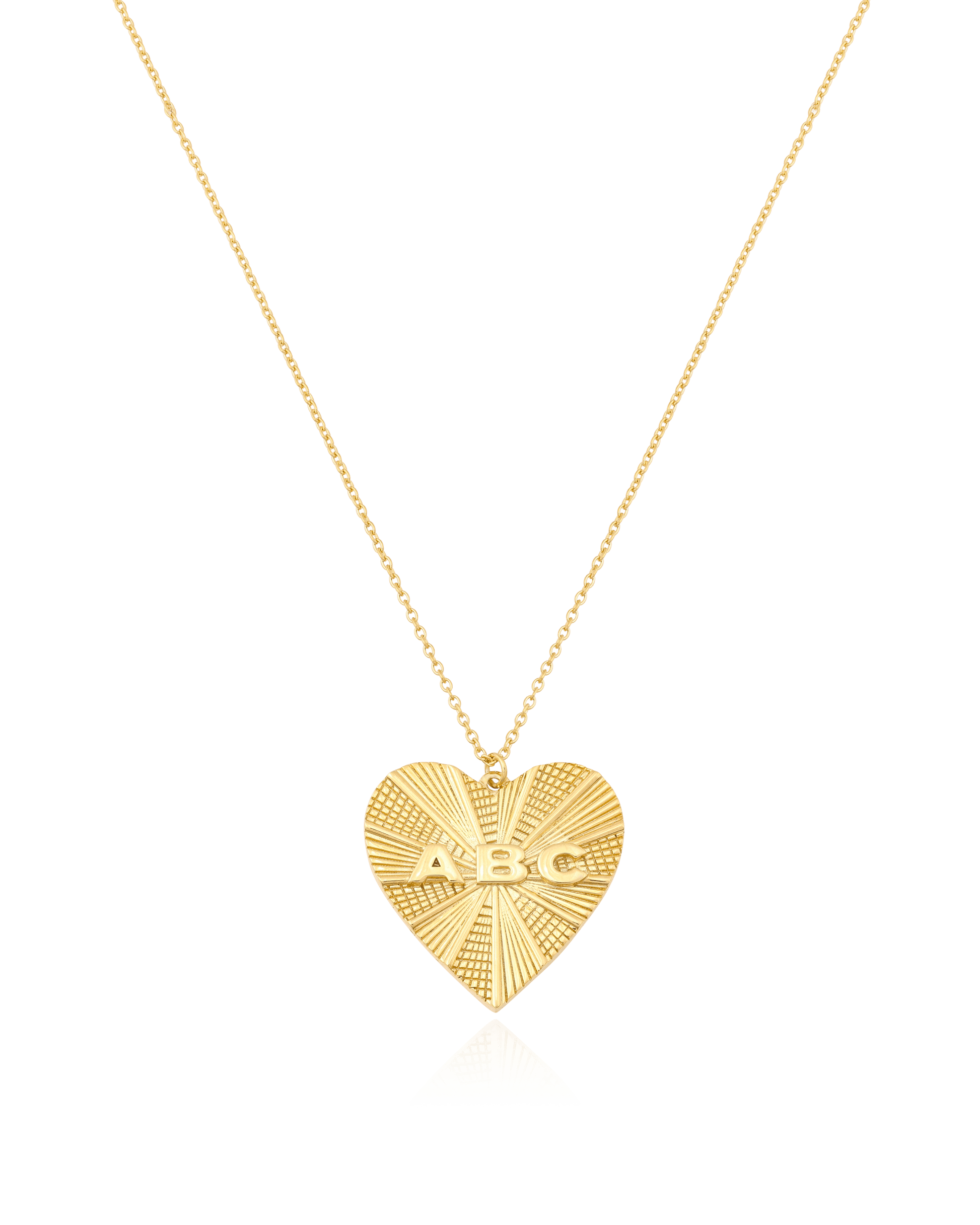Heart Medallion - 18K Gold Vermeil Necklaces magal-dev