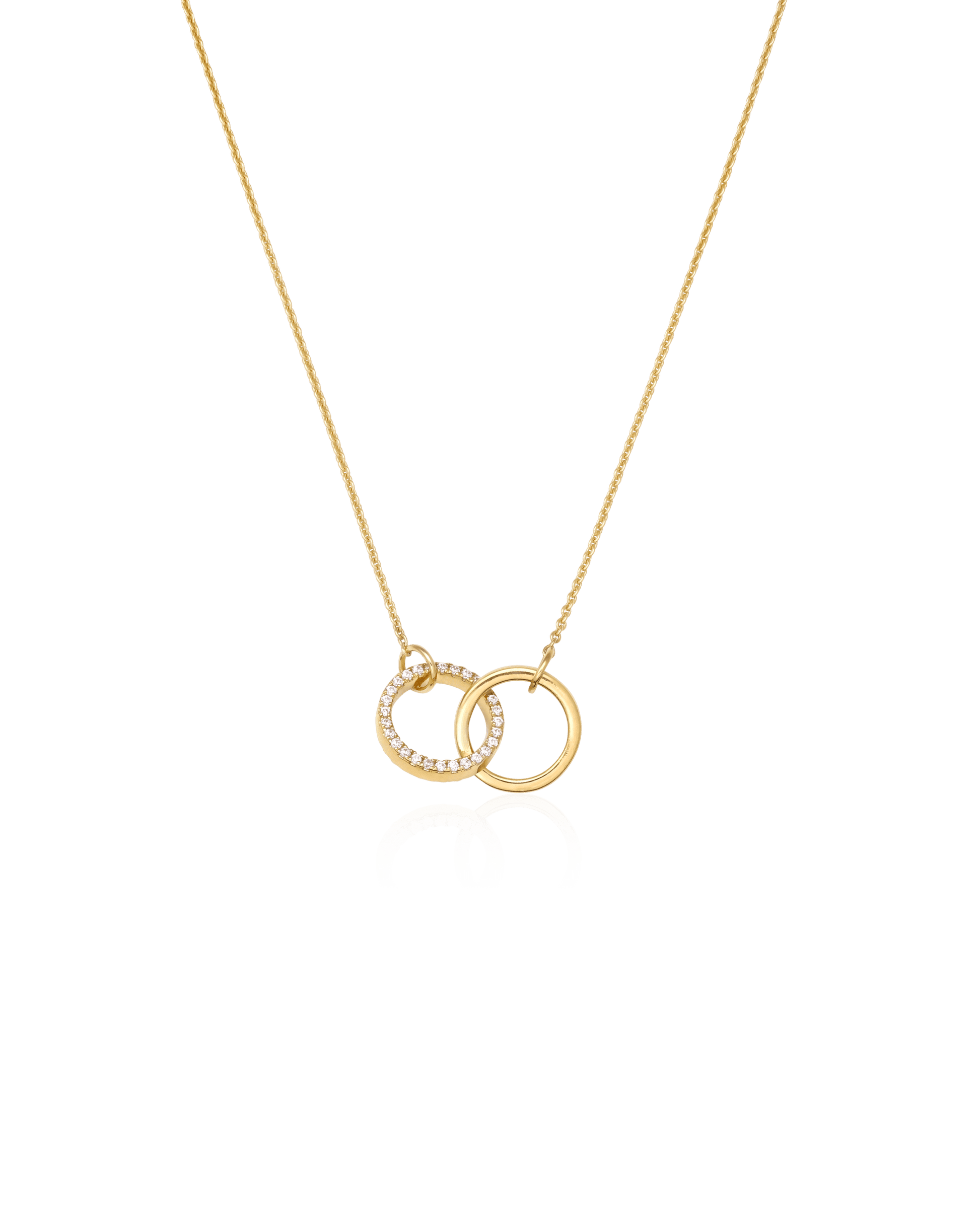 Interlocking Necklace - 18K Gold Vermeil Necklaces magal-dev Small 14"- 16"
