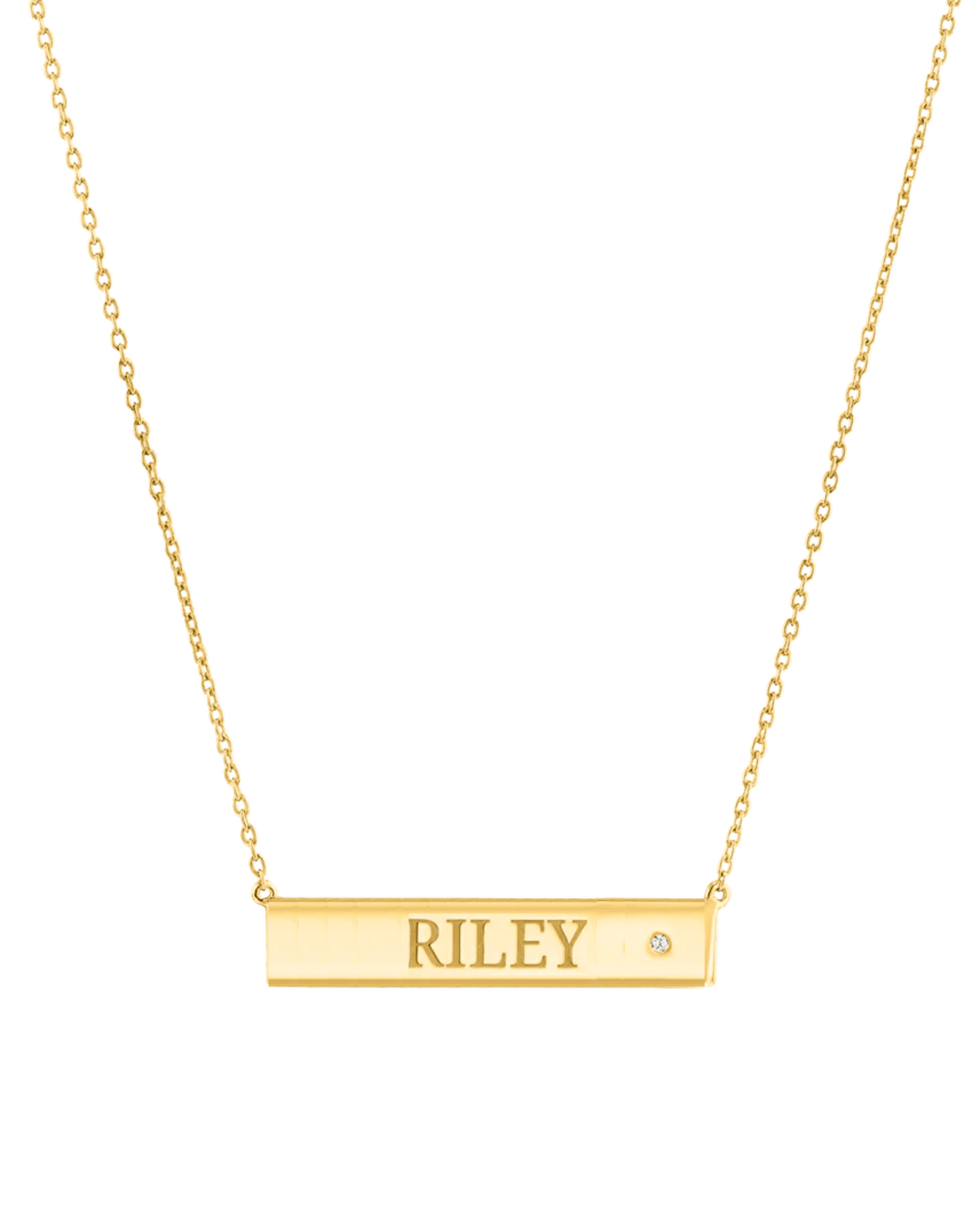 Just The Two Of Us Necklace - 14K Yellow Gold Necklaces magal-dev