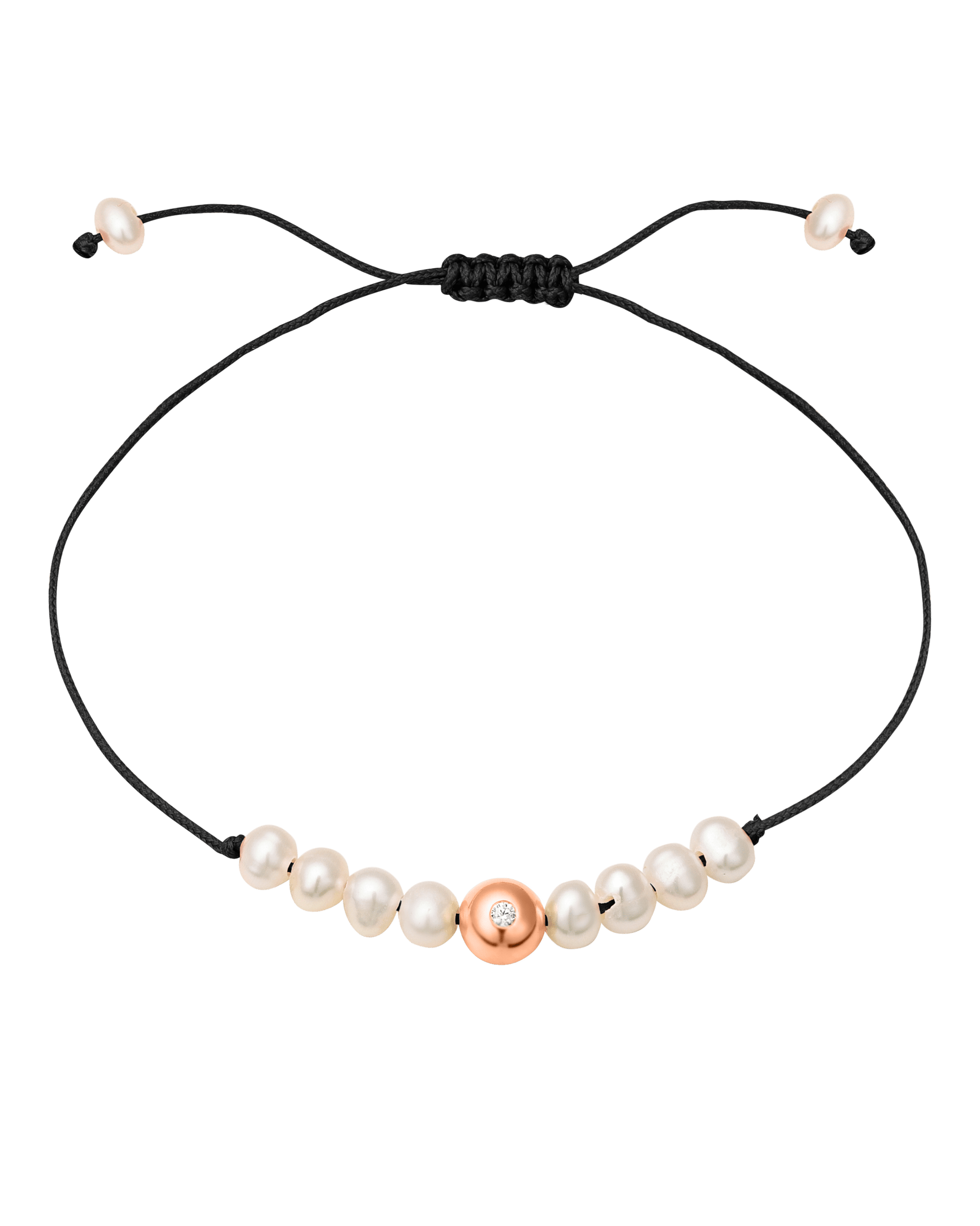 Aphrodite Bracelet - 14K Rose Gold Bracelets magal-dev Black