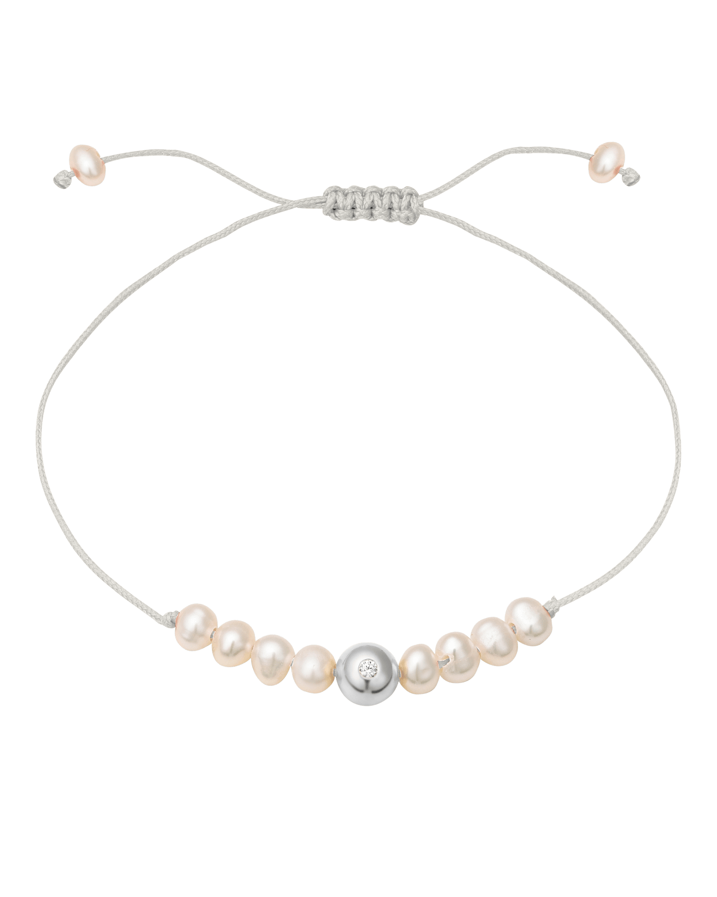 Aphrodite Bracelet - 14K White Gold Bracelets magal-dev Pearl