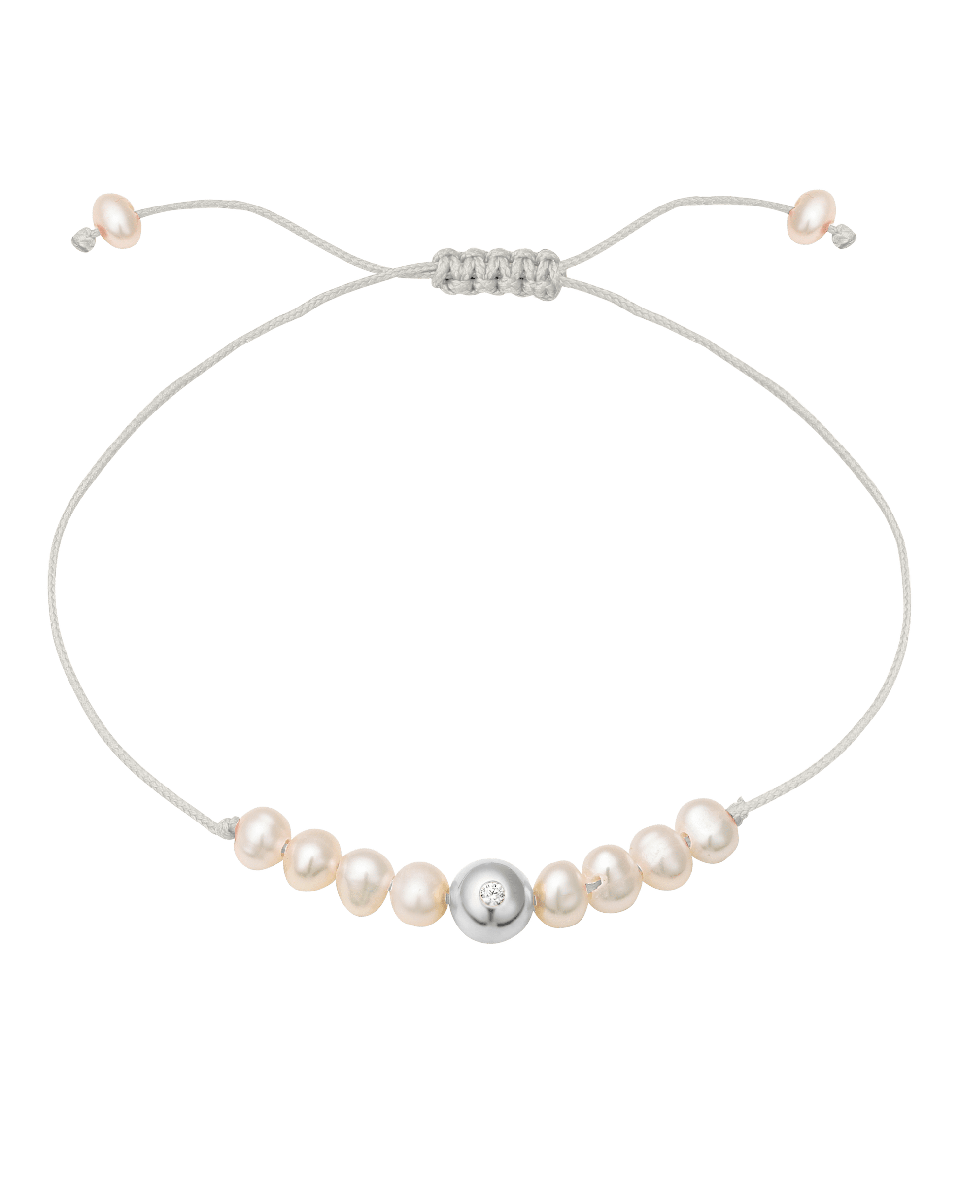 Aphrodite Bracelet - 14K White Gold Bracelets magal-dev Pearl