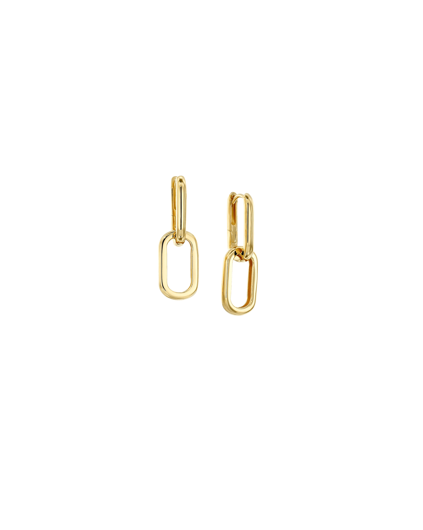 Link Drop Earrings - 925 Sterling Silver Earrings magal-dev