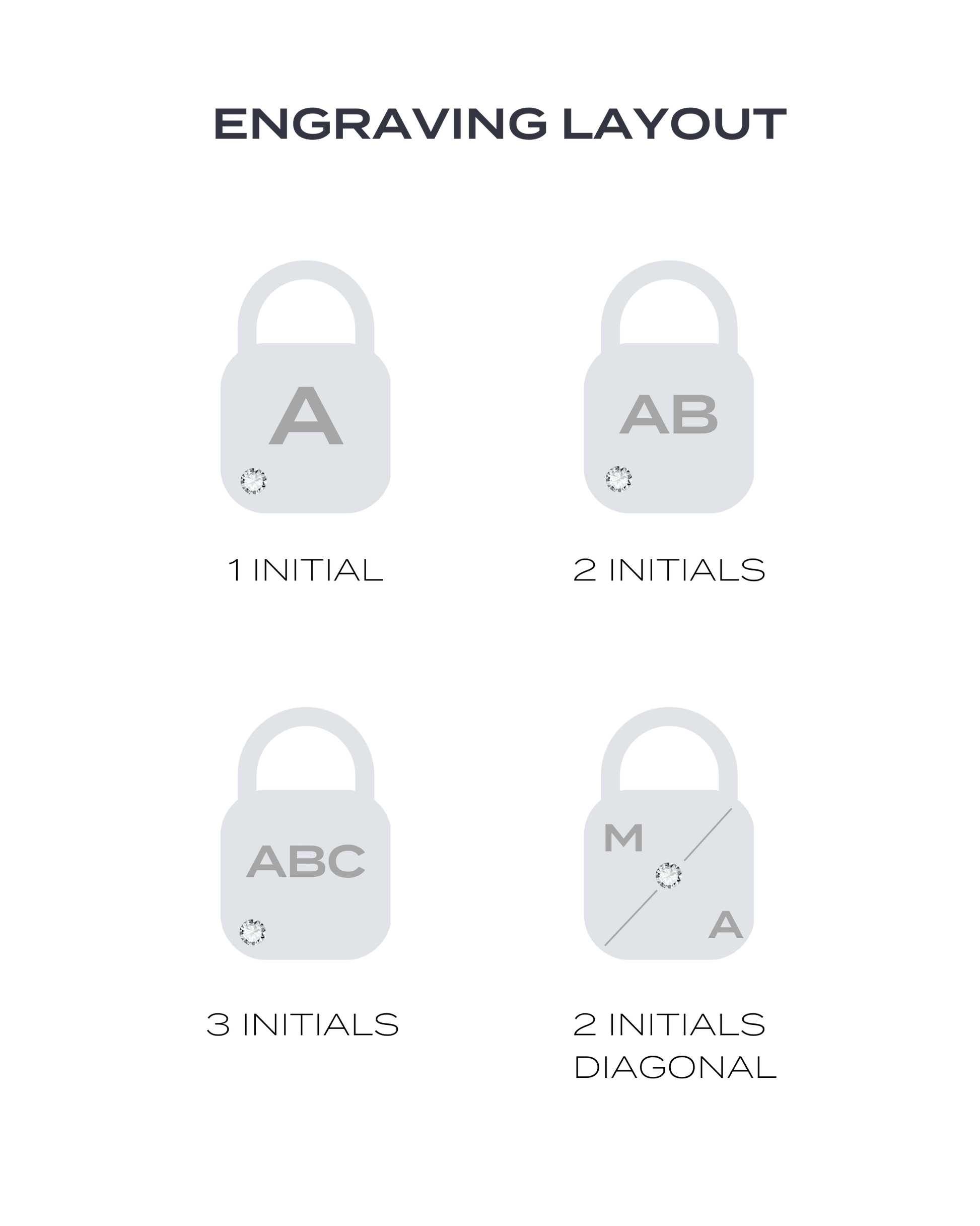 Pont Lock Necklace w/ Diamond - 18K Gold Vermeil Necklaces magal-dev