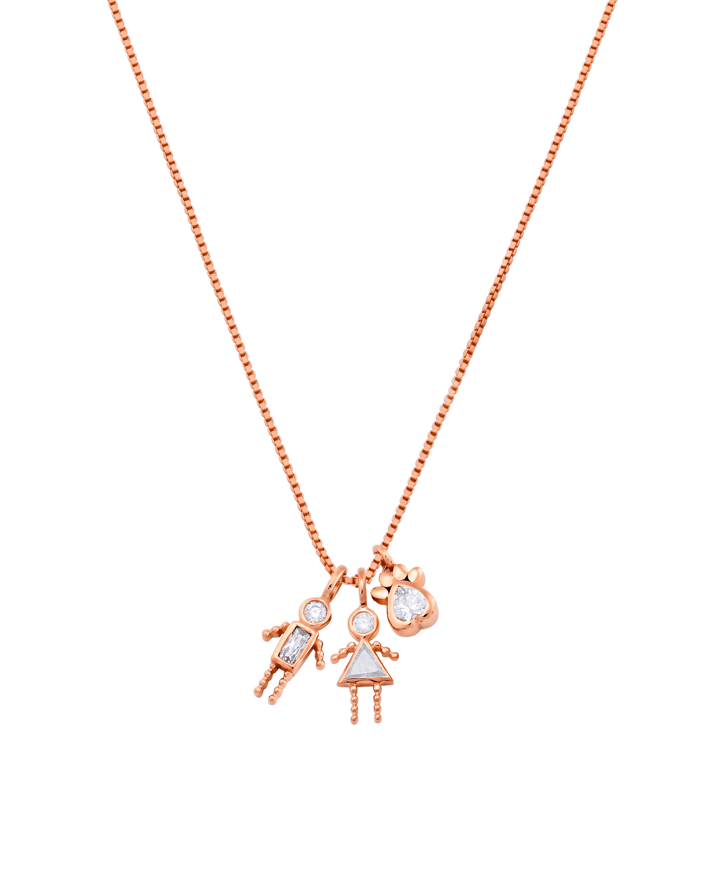 Mini Me Necklace - 18K Rose Vermeil Necklaces Gold Vermeil