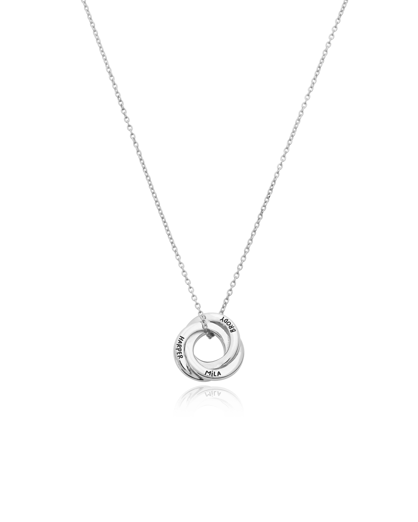 Russian Ring Necklace - 925 Sterling Silver Necklaces magal-dev 16”