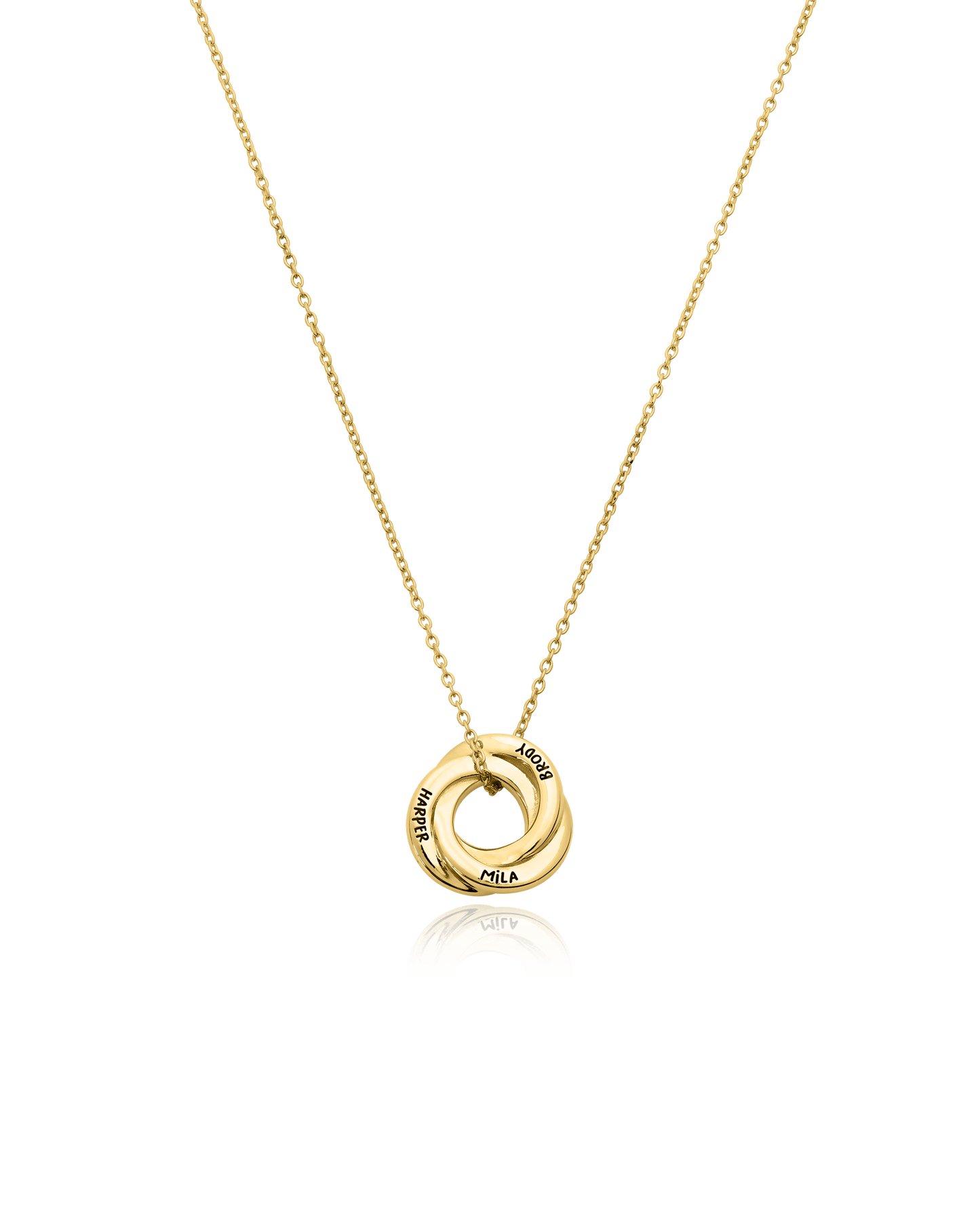 Russian Ring Necklace - 18K Gold Vermeil Necklaces magal-dev 16”