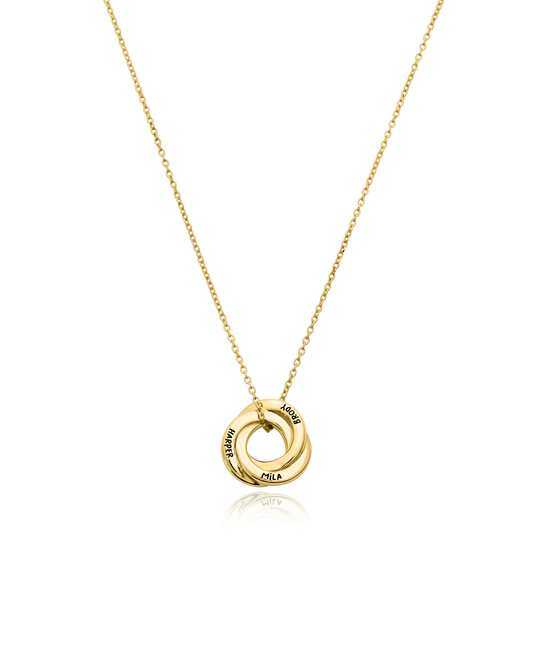 Russian Ring Necklace - 18K Gold Vermeil Necklaces magal-dev 16”