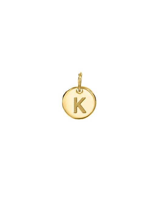 Tiny Initial Charm - 18K Gold Vermeil Charm magal-dev