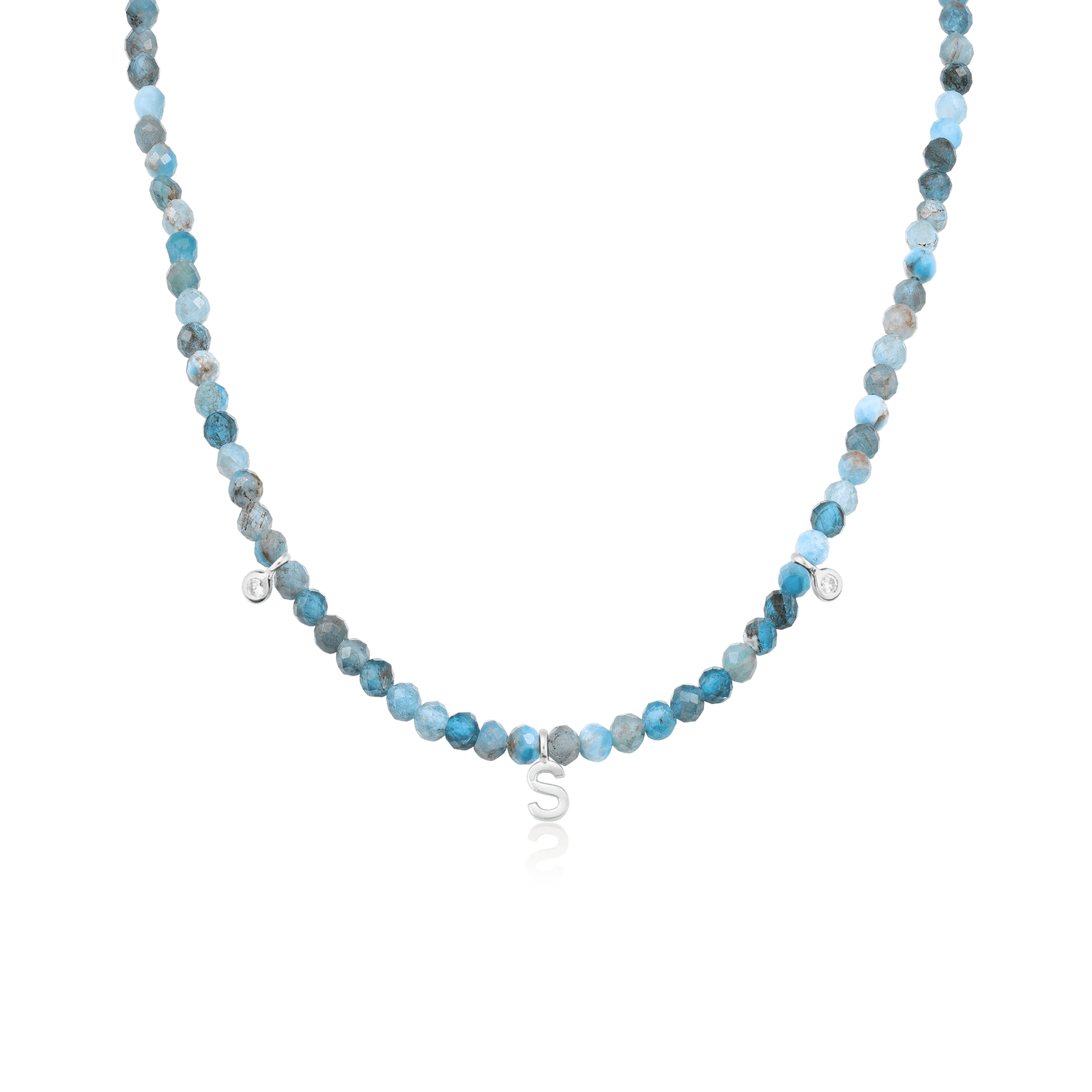 Alexis Necklace - 925 Sterling Silver Necklaces 925 Silver Natural Turquoise