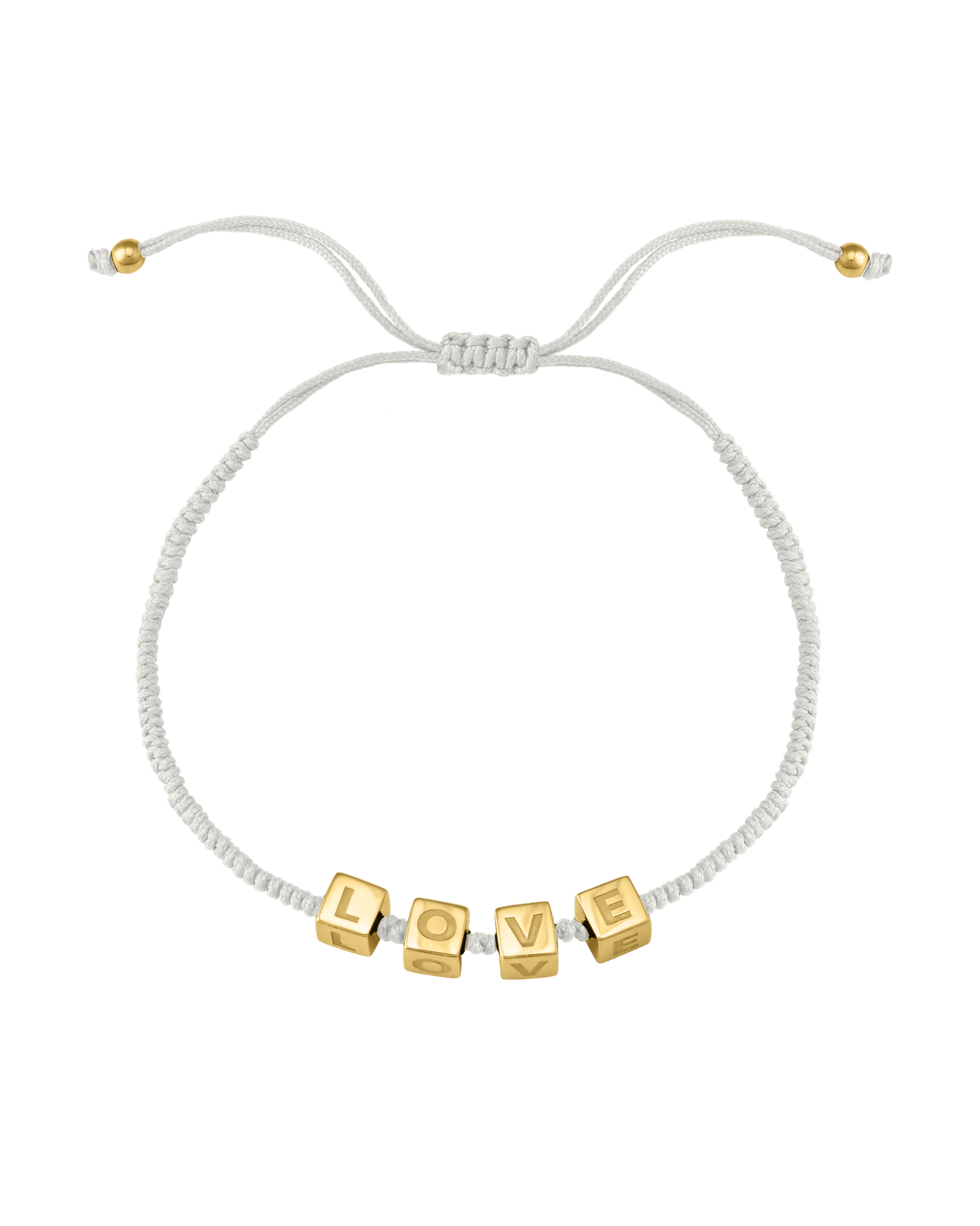 Alpha Block Bracelet - 18K Gold Vermeil Bracelets magal-dev Pearl 1