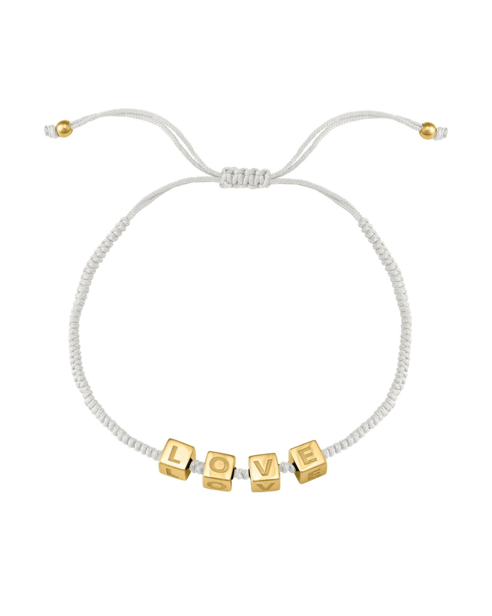 Alpha Block Bracelet - 18K Gold Vermeil Bracelets magal-dev Pearl 1