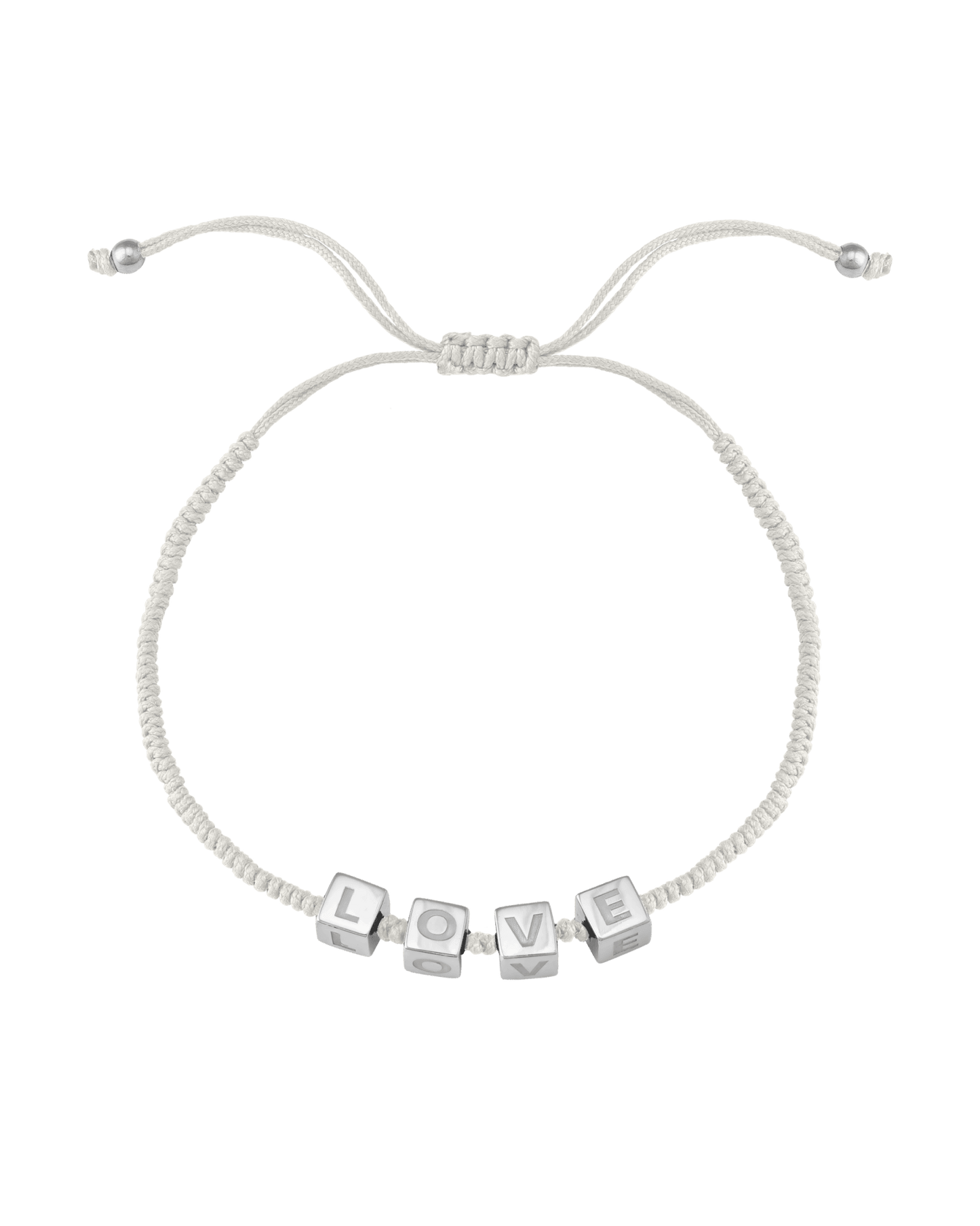 Alpha Block Bracelet - 925 Sterling Silver Bracelets magal-dev Pearl 1