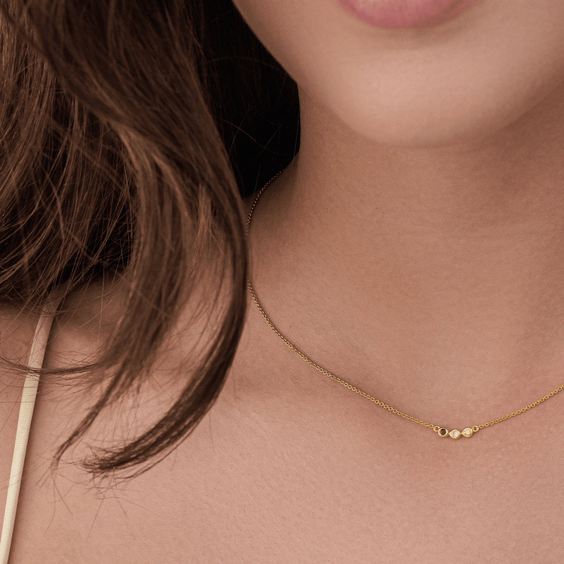 Bauble Birthstone Necklace - 14K Yellow Gold Necklaces Gold Vermeil