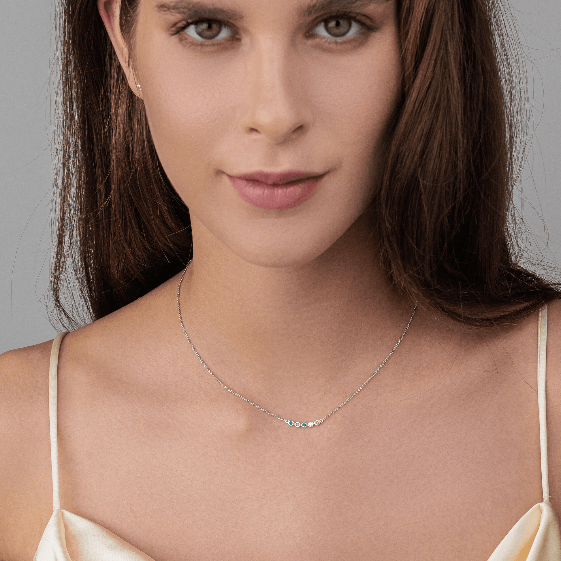 Bauble Birthstone Necklace - 18K Rose Vermeil Necklaces Gold Vermeil