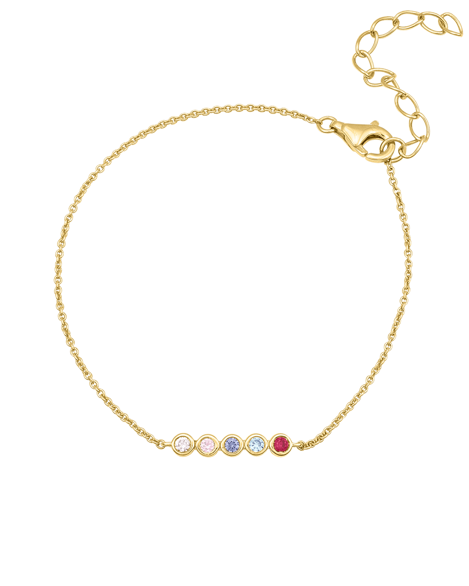 Bauble Birthstone Bracelet - 18K Rose Vermeil Bracelets magal-dev