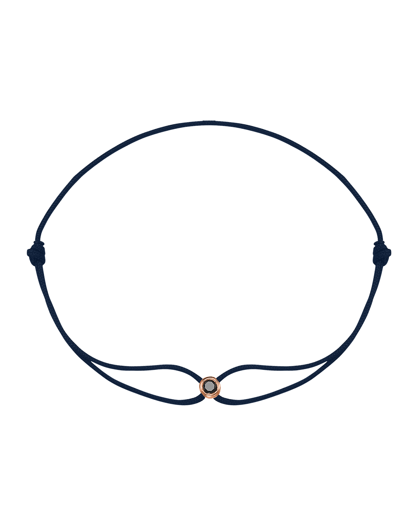 Black Diamond Men’s Edition - 14K Rose Gold Bracelets magal-dev Navy Blue