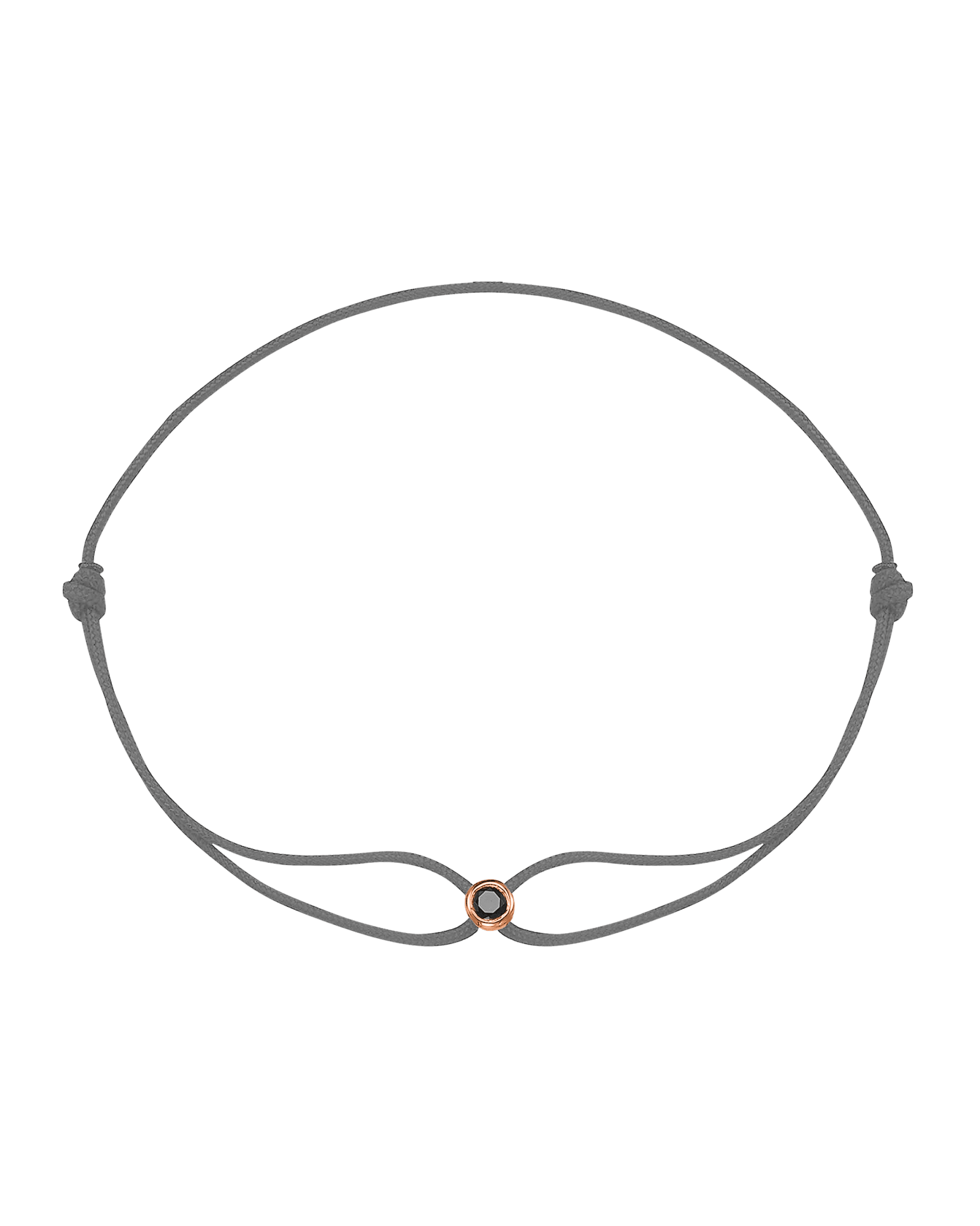 Black Diamond Men’s Edition - 14K Rose Gold Bracelets magal-dev Grey