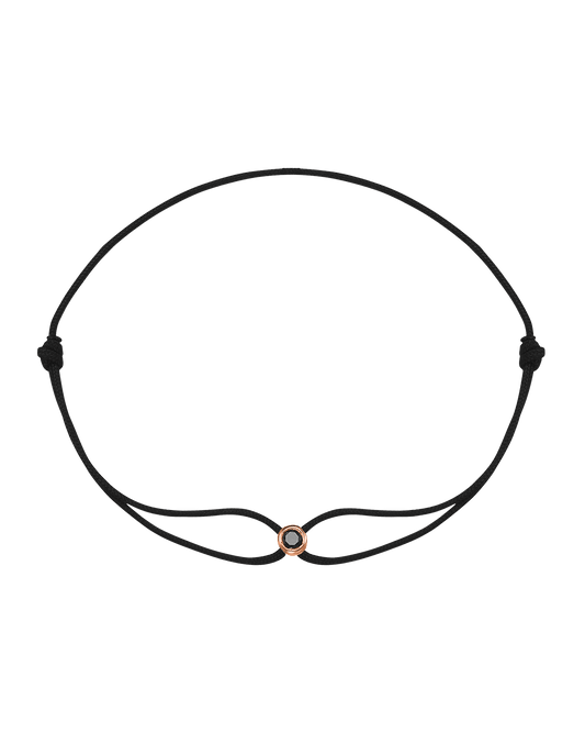 Black Diamond Men’s Edition - 14K Rose Gold Bracelets magal-dev Black