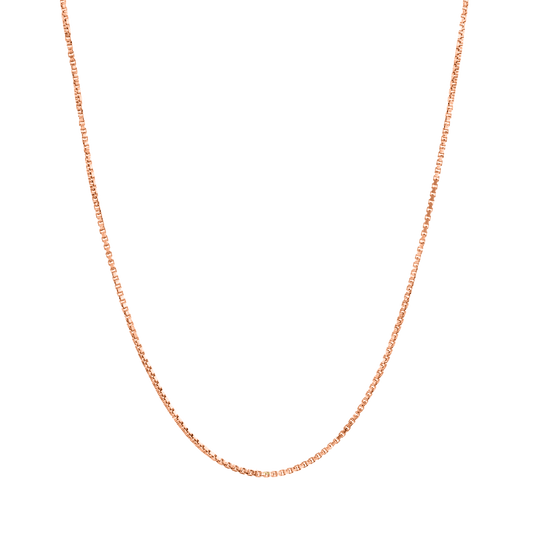 Box Chain Necklace - 18K Rose Vermeil Chains magal-dev