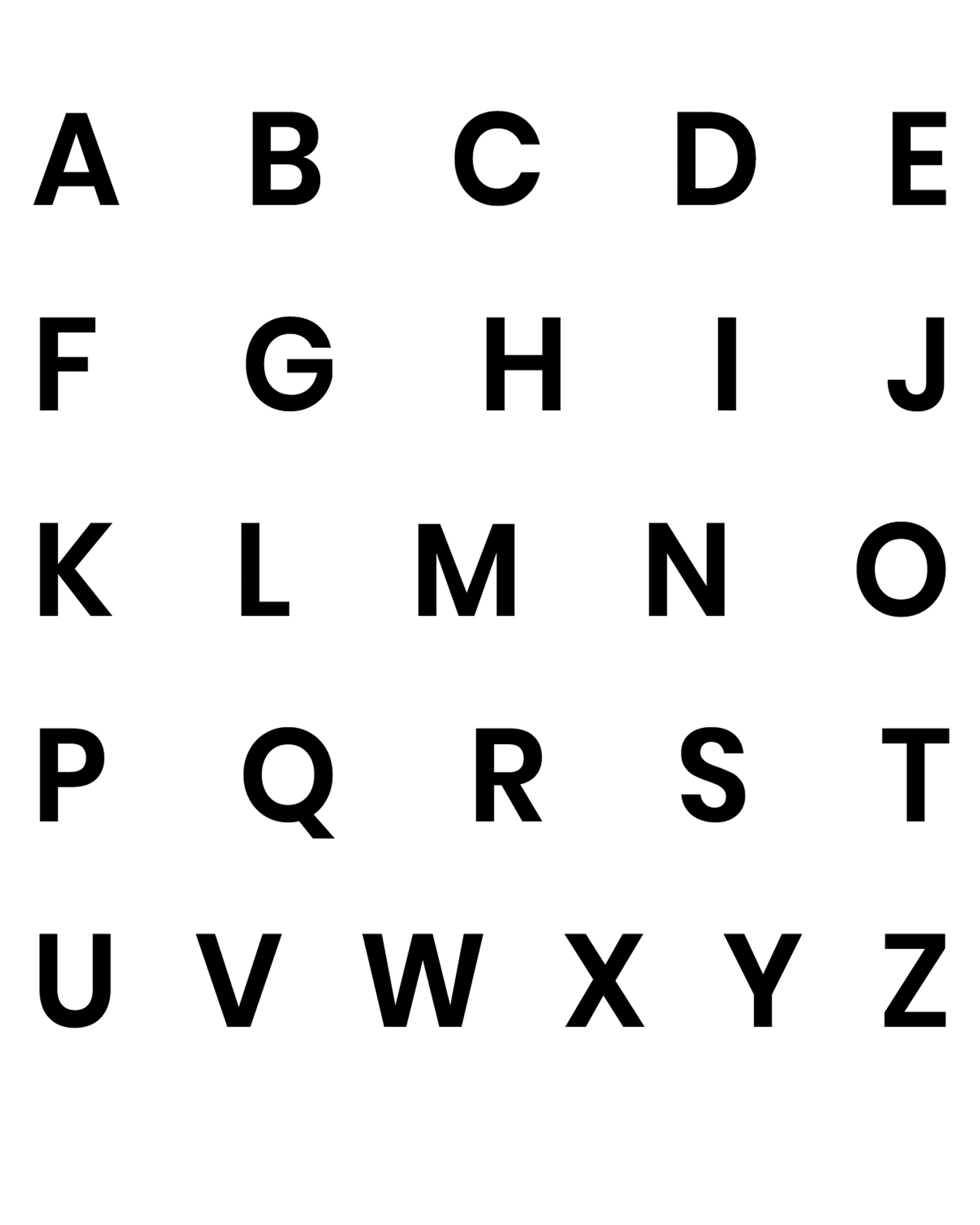 Charm Huggies in Sans Serif - 925 Sterling Silver Earrings magal-dev