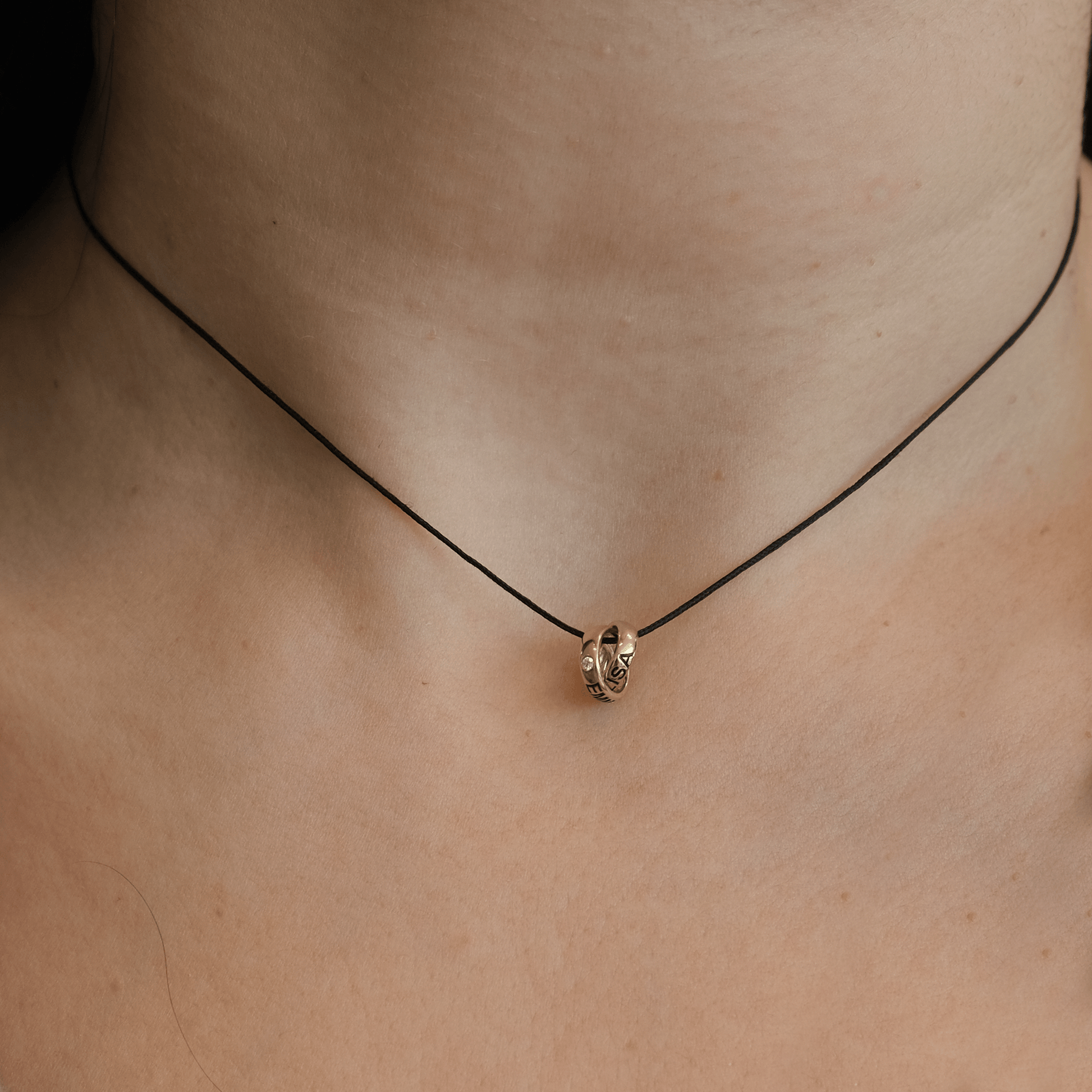 Engravable Links Necklace - 14K Yellow Gold Necklaces 14K Solid Gold