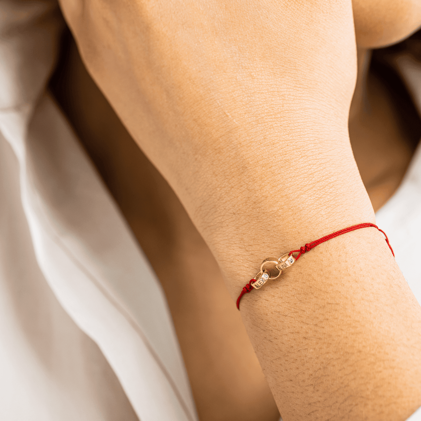 Engravable Links of Love - 18K Gold Vermeil Bracelets magal-dev