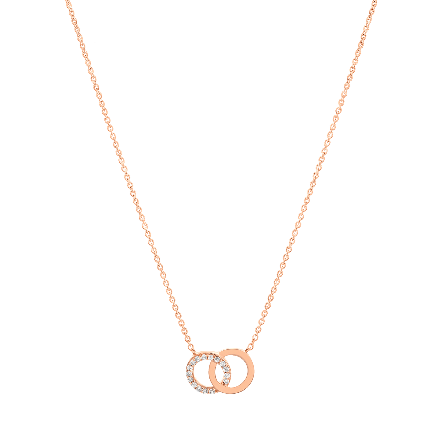 Eternity Necklace - 14K Rose Gold magal-dev