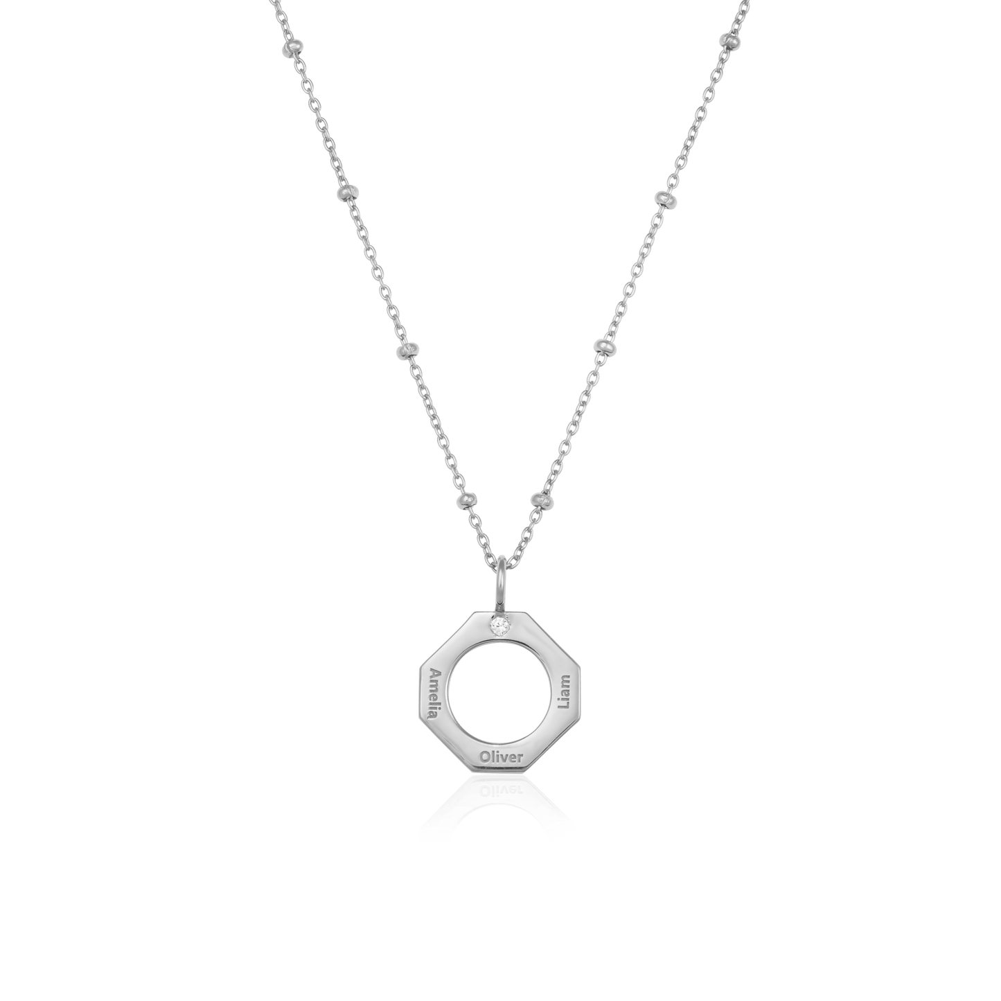 Geo Necklace - 18K Rose Vermeil Necklaces Gold Vermeil