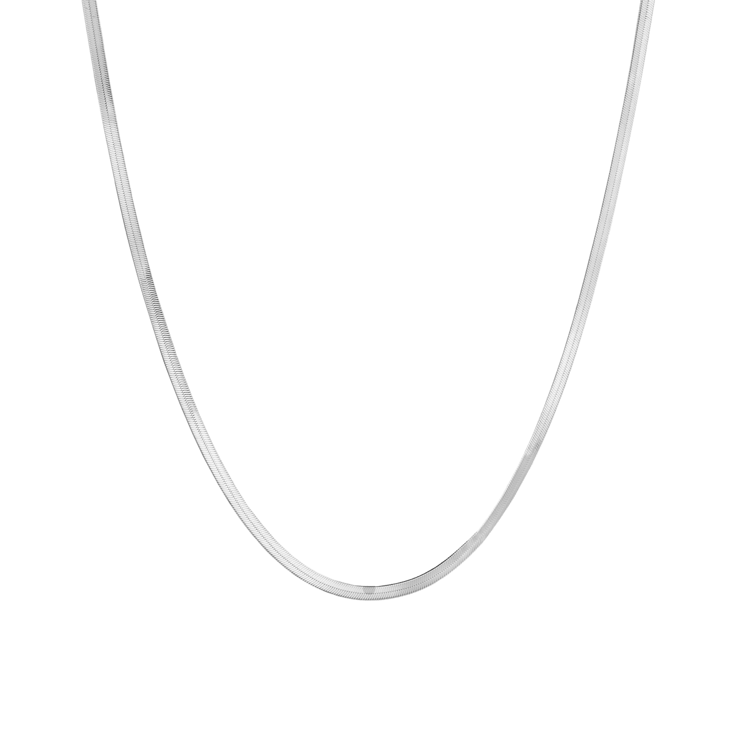 Herringbone Chain Necklace - 18K Rose Vermeil Chains magal-dev
