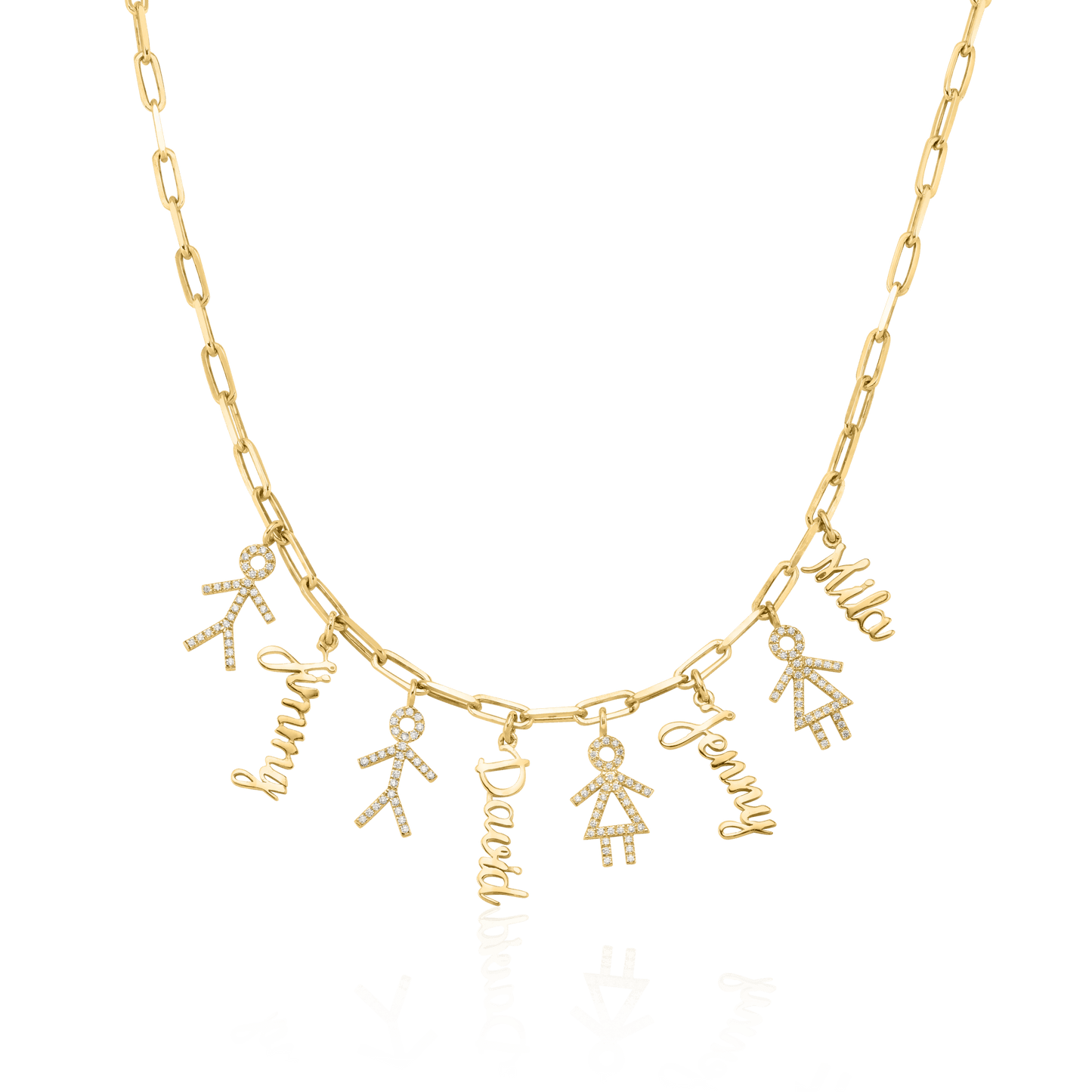 Kith & Kin Necklace - 18K Rose Vermeil Necklaces Gold Vermeil