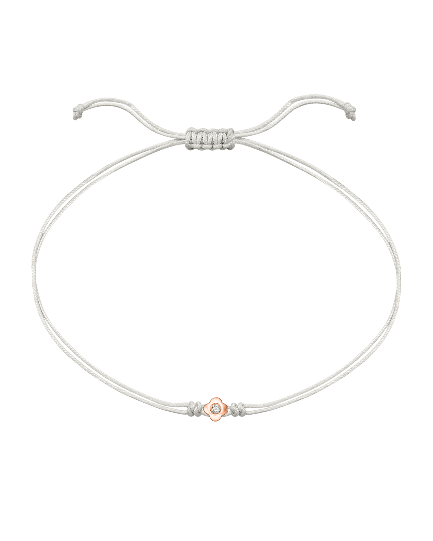 Lucky String Of Love - 14K Rose Gold Bracelets 14K Solid Gold Pearl
