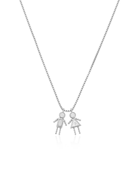 Mini Me Necklace - 925 Sterling Silver Necklaces 925 Silver 1 Small - 16"