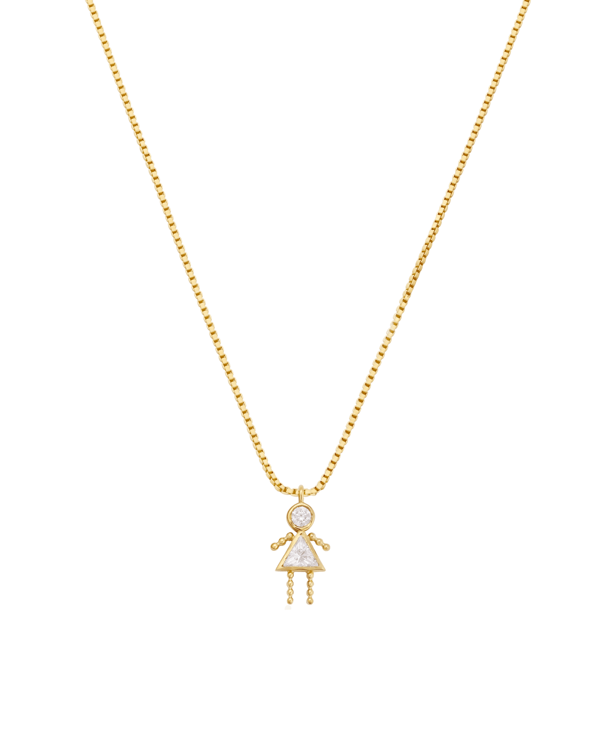 Single Mini Me Necklace - 18K Gold Vermeil Necklaces magal-dev