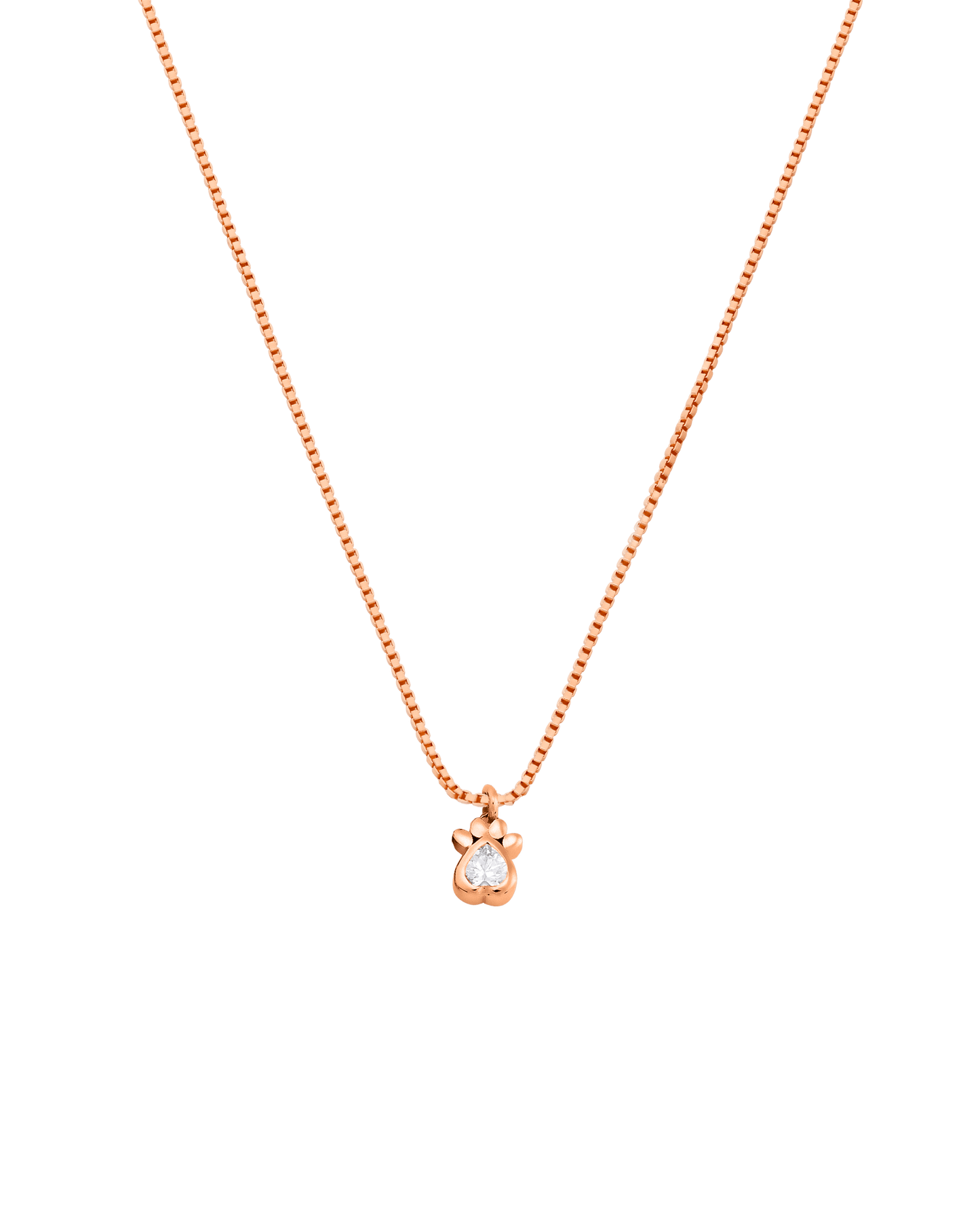 Single Mini Me Necklace - 18K Rose Vermeil Necklaces magal-dev