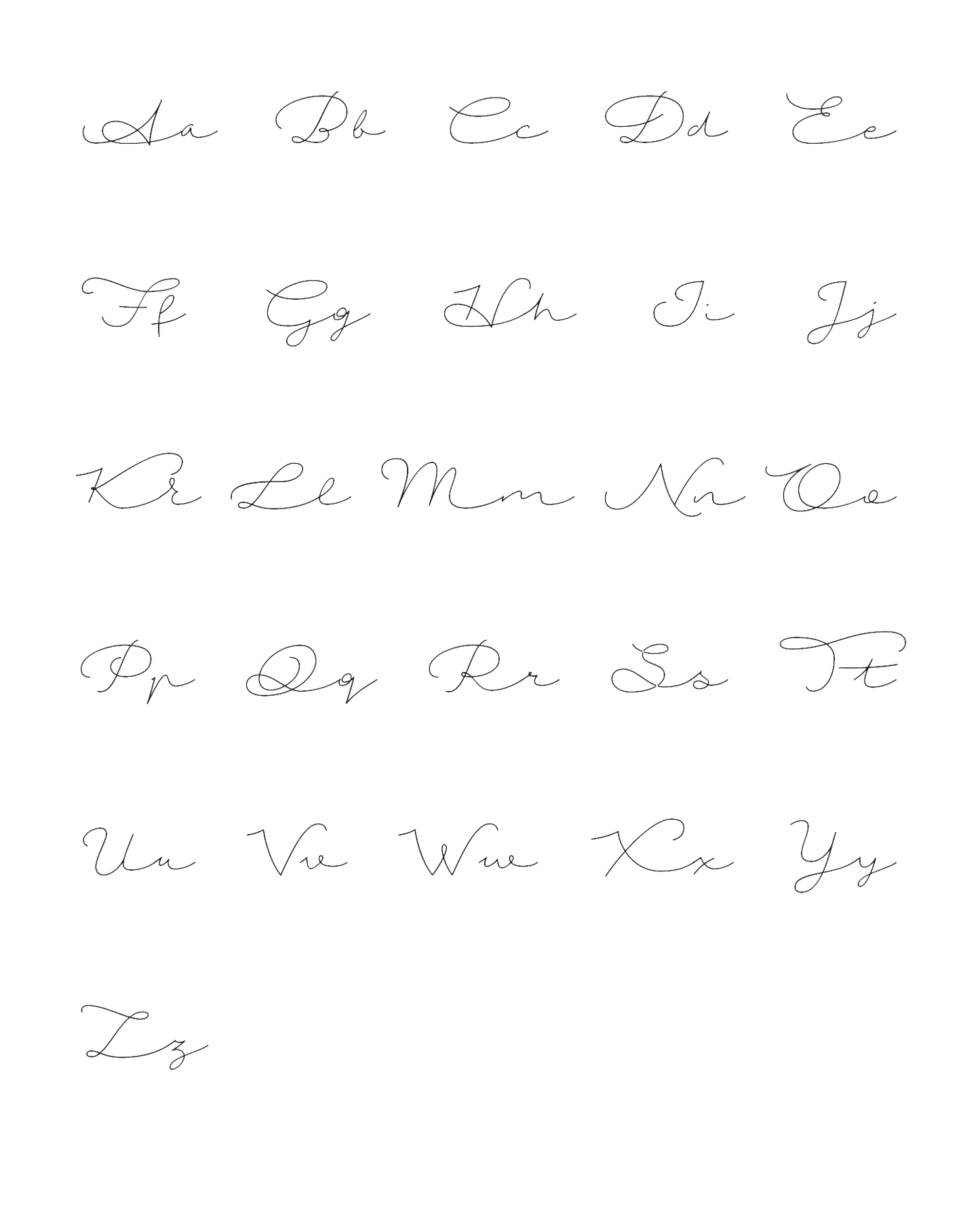 Malibu Name Necklace - 18K Rose Vermeil Necklaces magal-dev