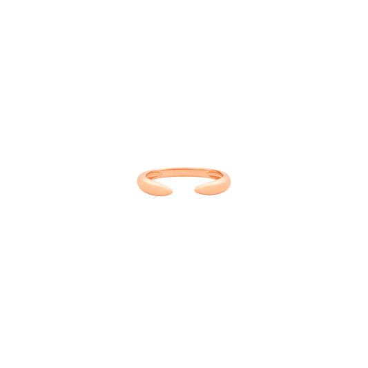 Solid Gold Claw Ring - 14K Rose Gold Rings 14K Solid Gold