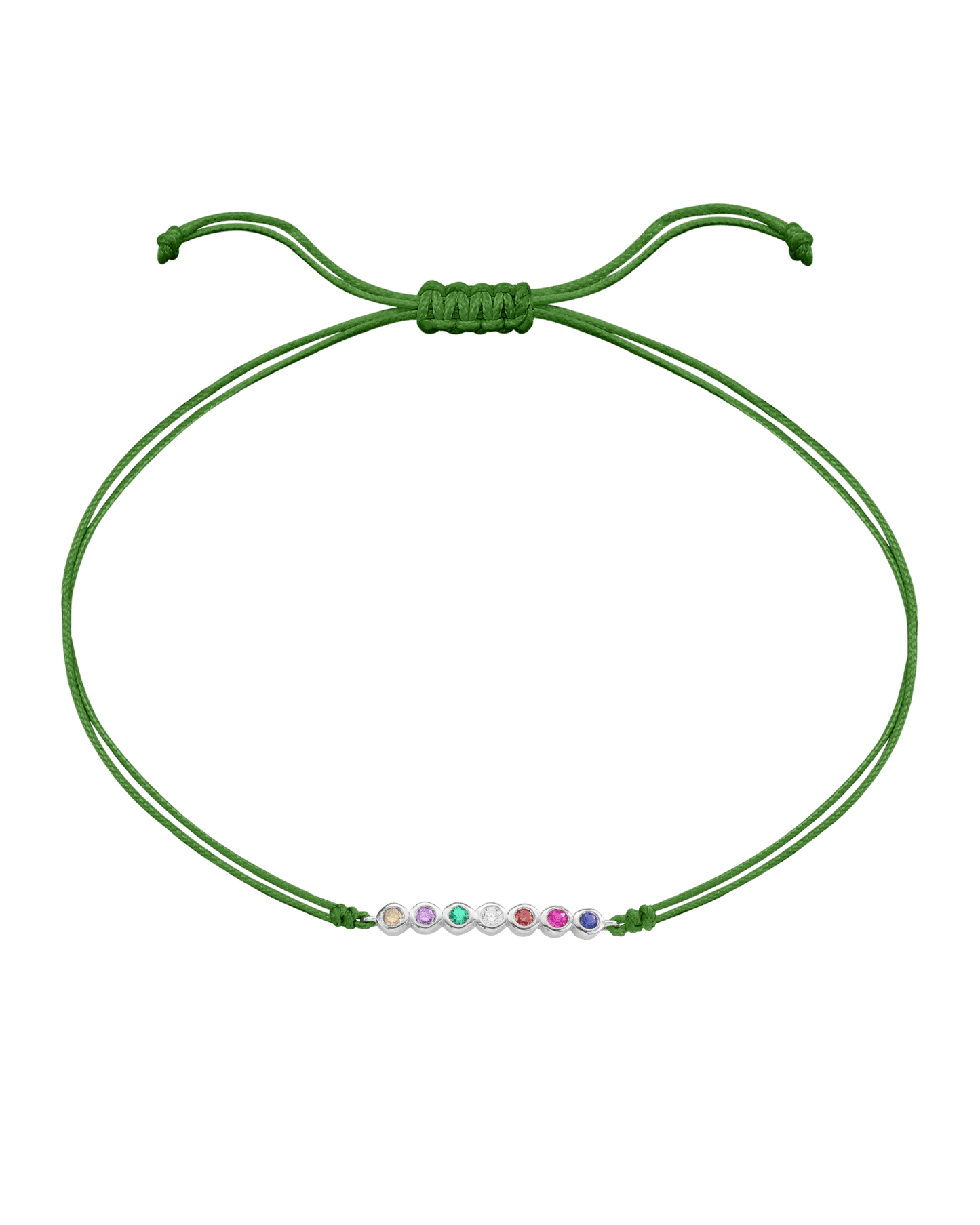 The Birthstones Bar Bracelet - 925 Sterling Silver Bracelet 925 Silver Mint 2