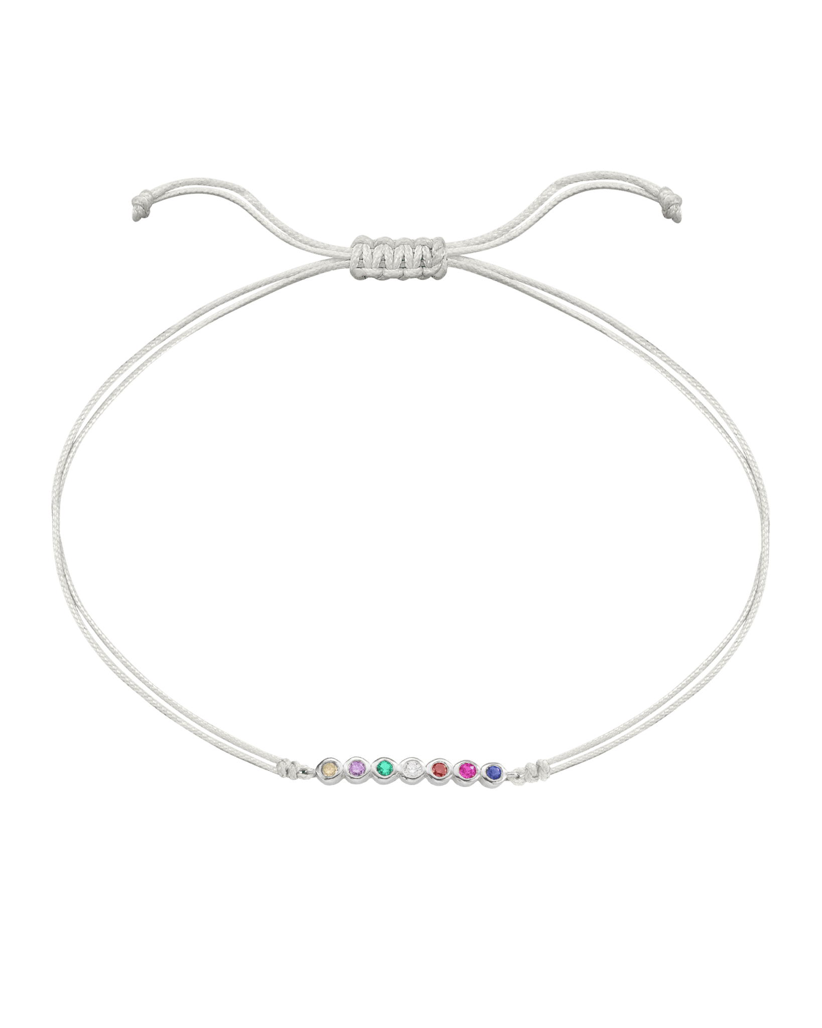 The Birthstones Bar Bracelet - 925 Sterling Silver Bracelet 925 Silver Pearl 2