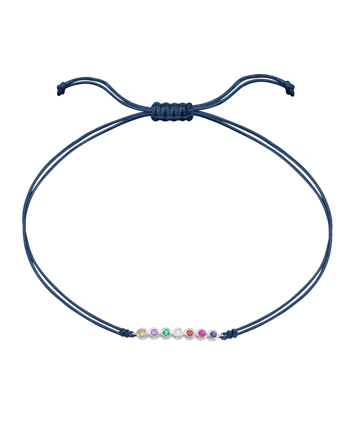 The Birthstones Bar Bracelet - 925 Sterling Silver Bracelet 925 Silver Indigo 2